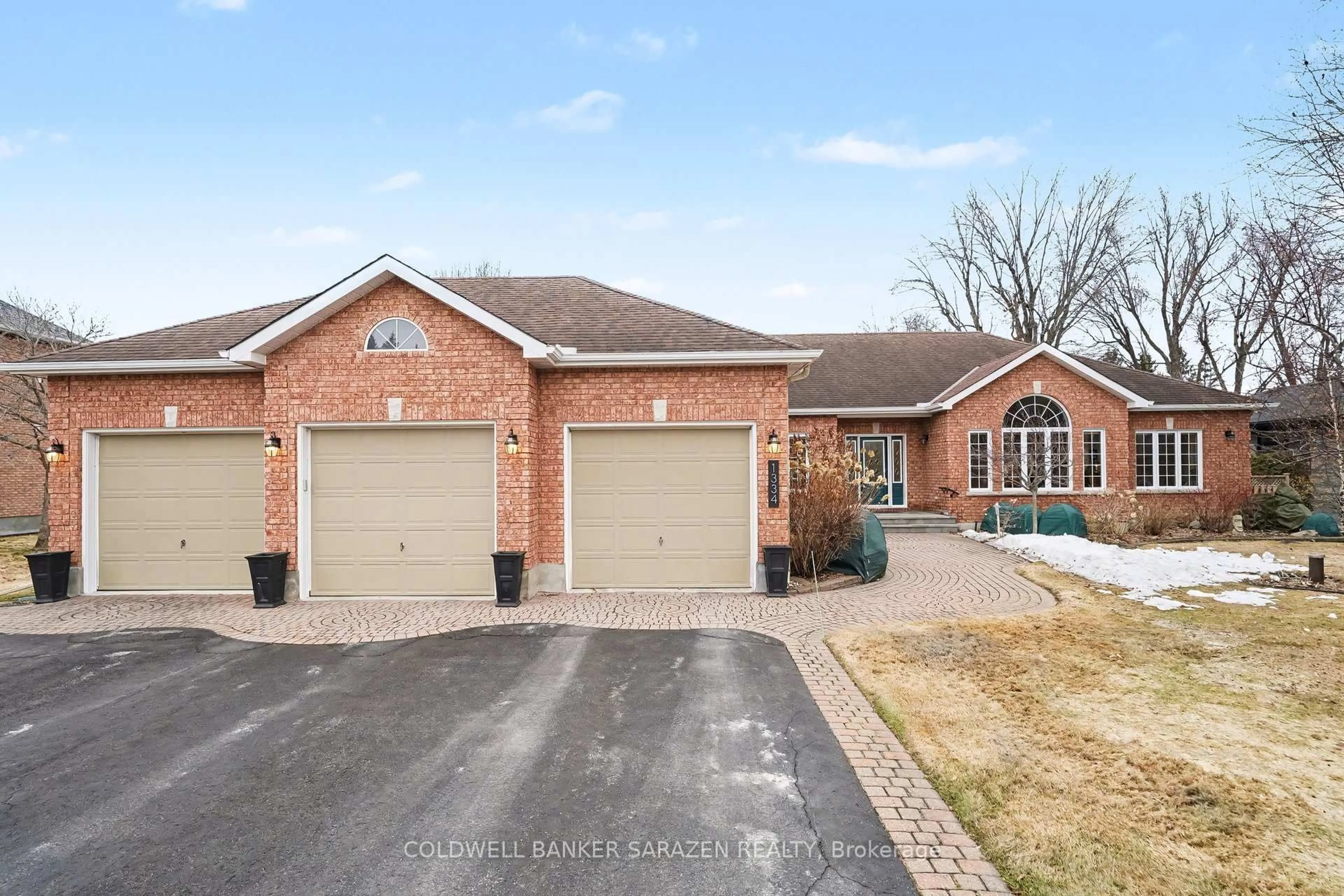 Home with brick exterior material, street for 1334 Scharfgate Dr, Ottawa Ontario K4M 1C3