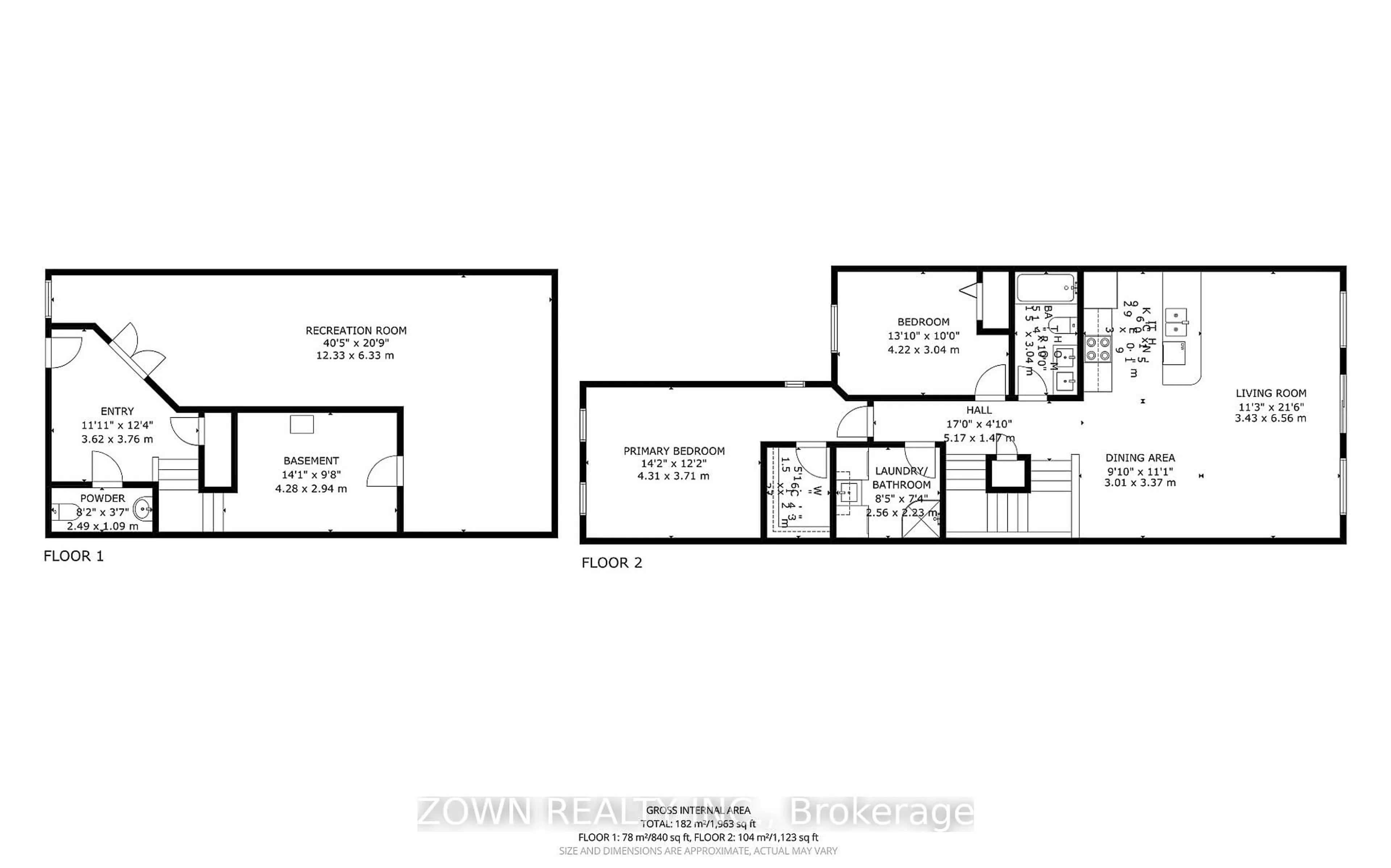 Floor plan for 226 CHERRY St, Ingersoll Ontario N5C 1J2