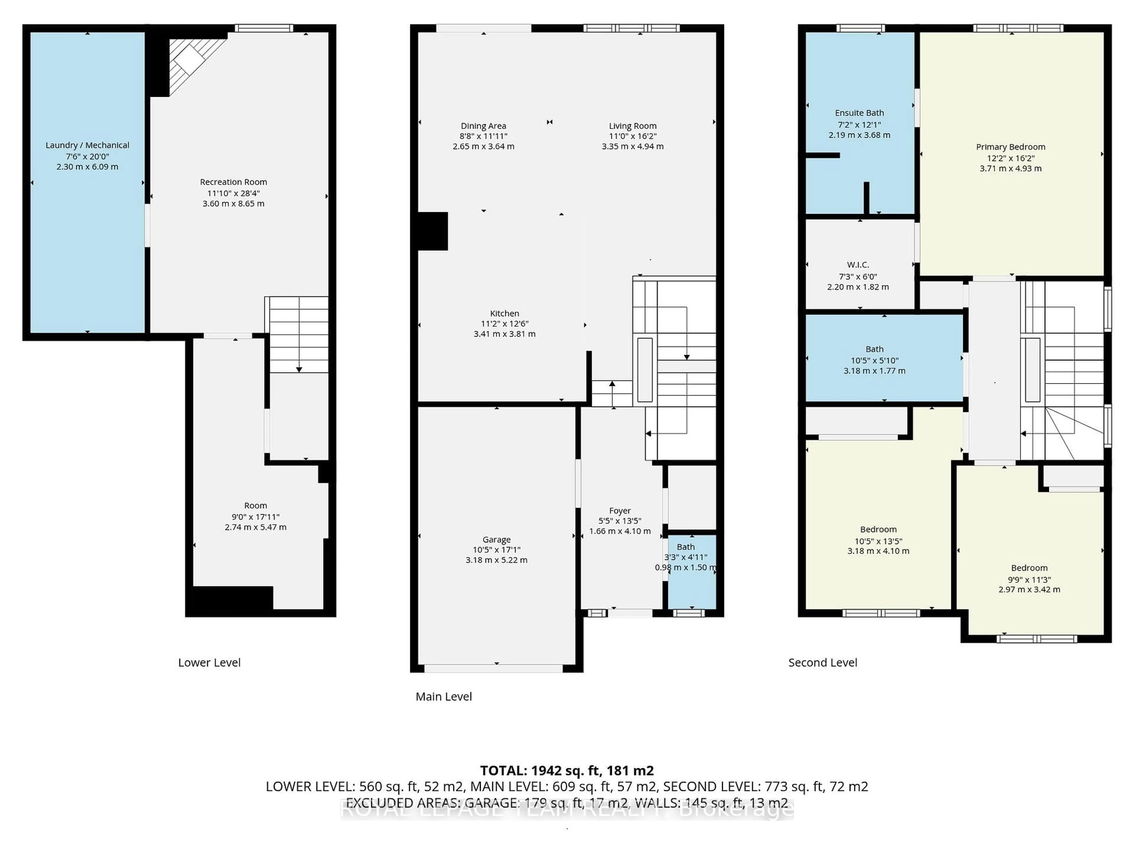 Floor plan for 336 Glenbrae Ave, Ottawa Ontario K2W 0C2