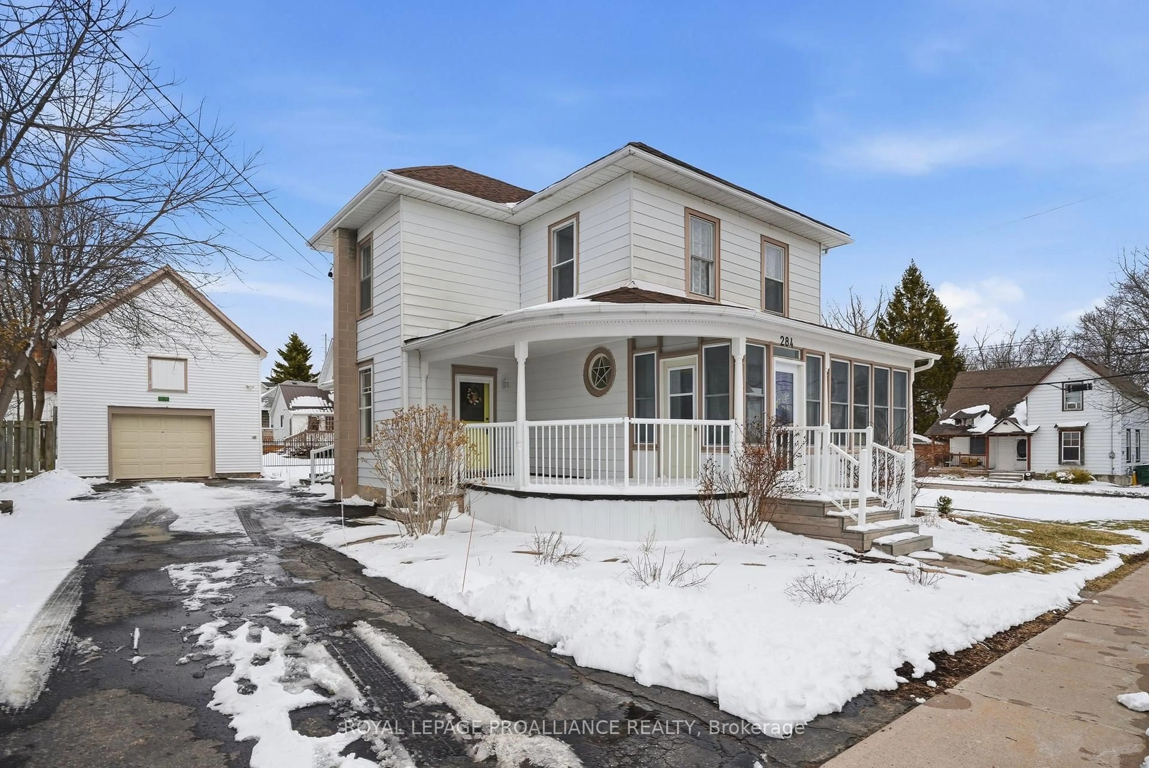 Home with vinyl exterior material, street for 284 Noxon Ave, Prince Edward County Ontario K0K 3L0