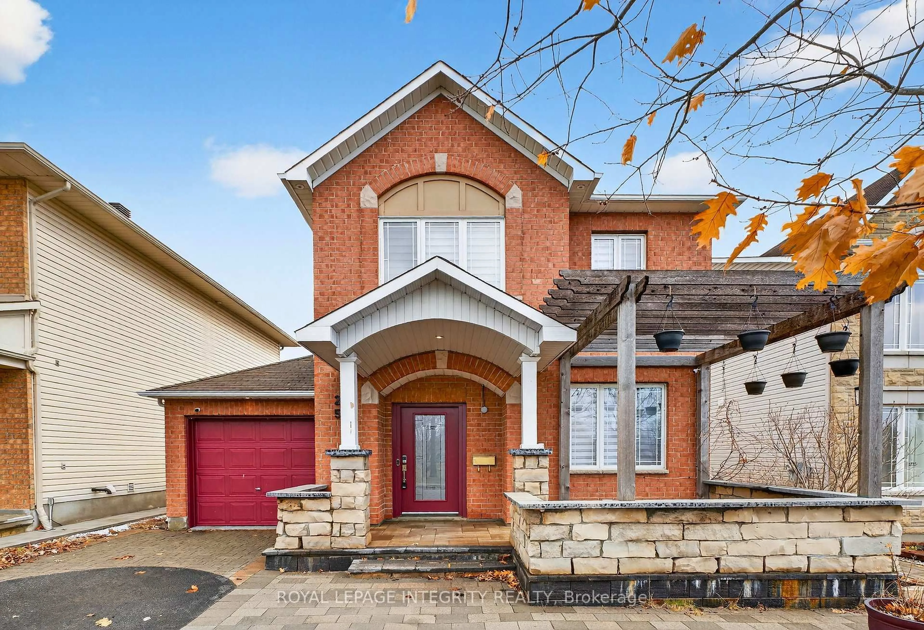Home with brick exterior material, street for 25 Berry Glen St, Ottawa Ontario K2G 7A5