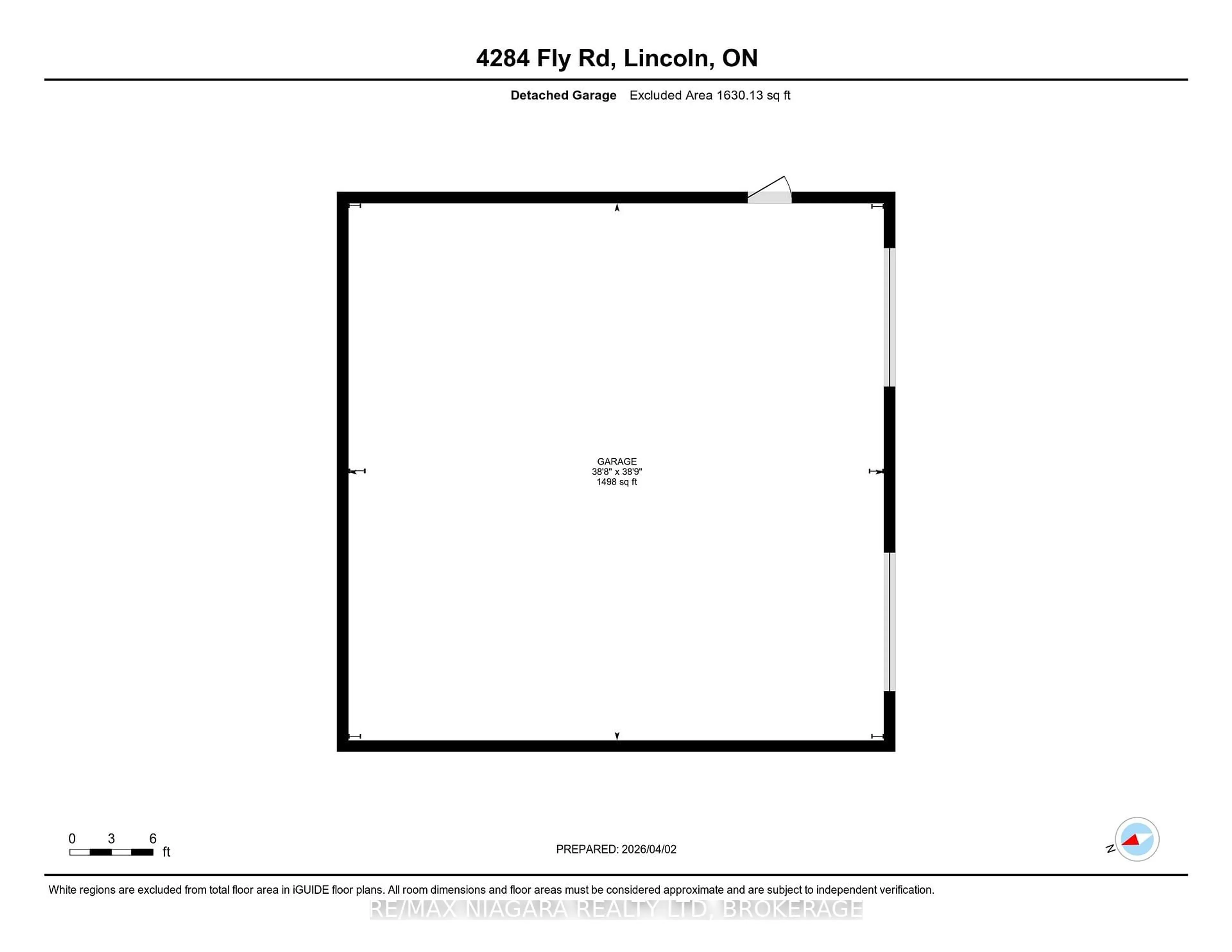Floor plan for 4284 Fly Rd, Lincoln Ontario L0R 1G0