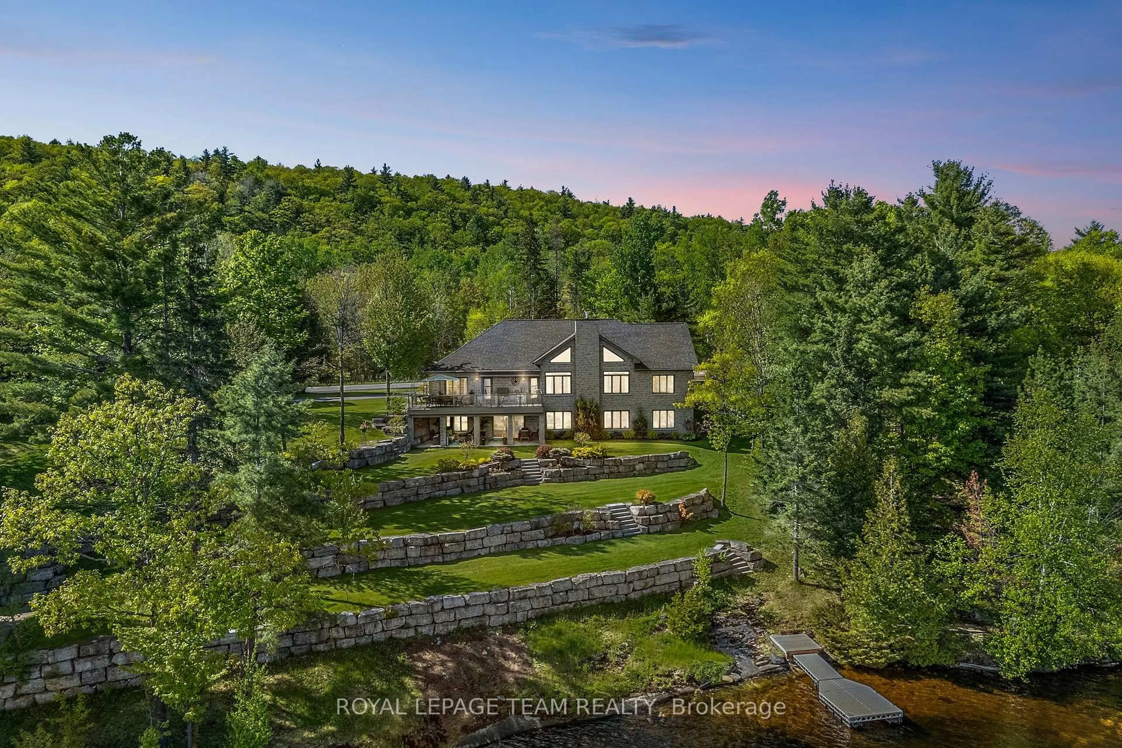 A pic from outside/outdoor area/front of a property/back of a property/a pic from drone, unknown for 2803 Centennial Lake Rd, Calabogie Ontario K0J 1H0