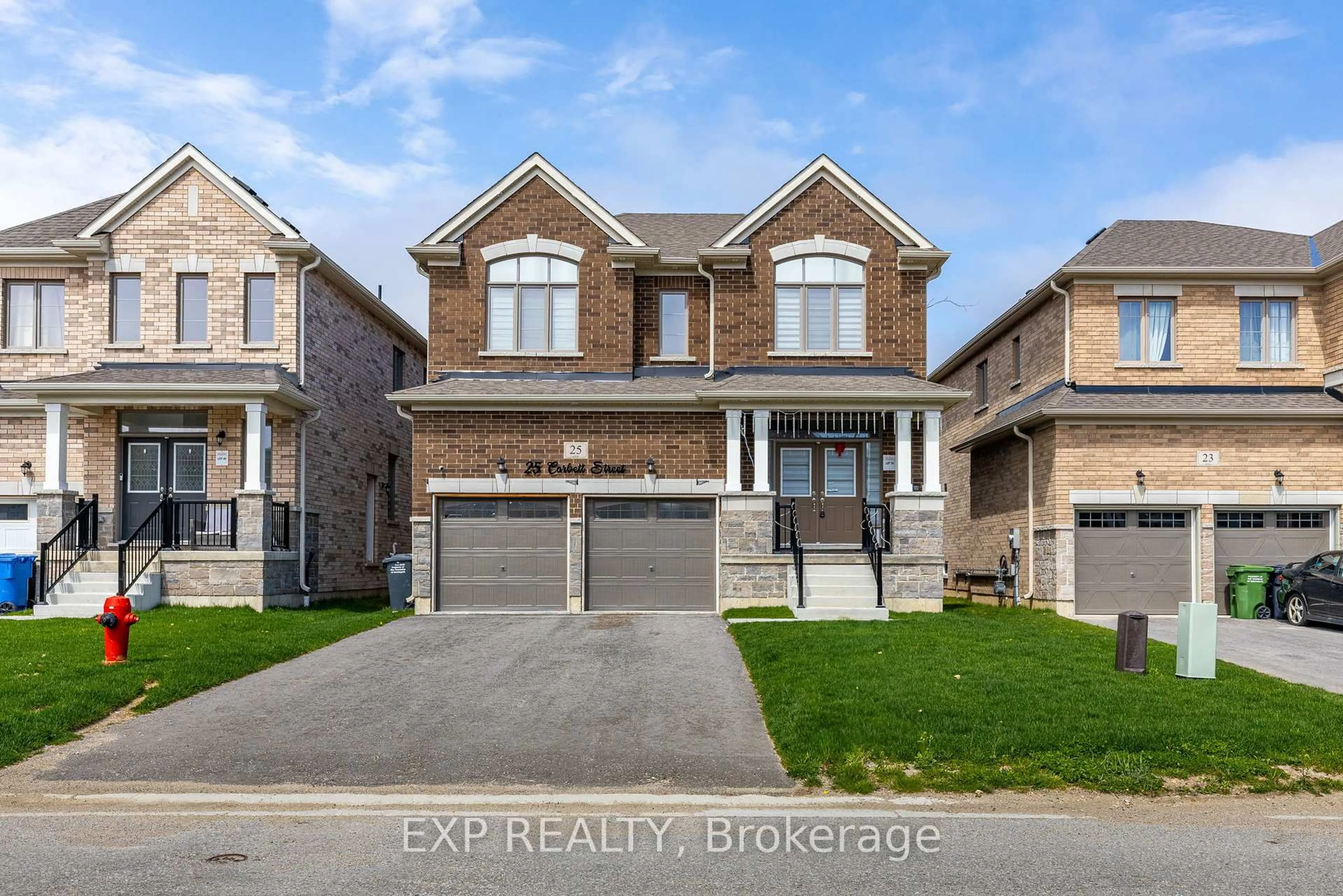 Home with brick exterior material, street for 25 Corbett St, Southgate Ontario N0C 1B0