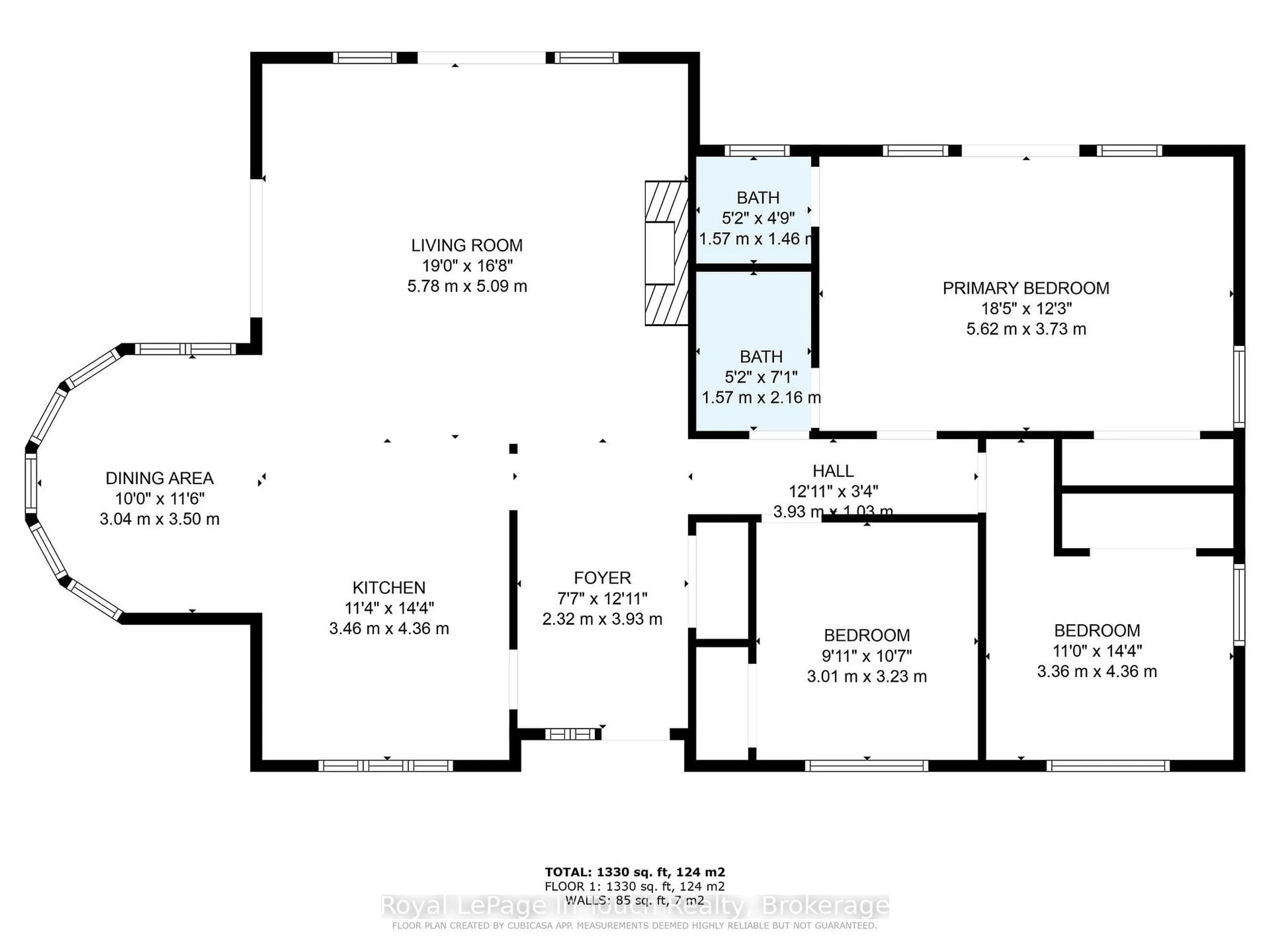 Floor plan for 2 IS 190 Island, Georgian Bay Ontario L0K 1S0