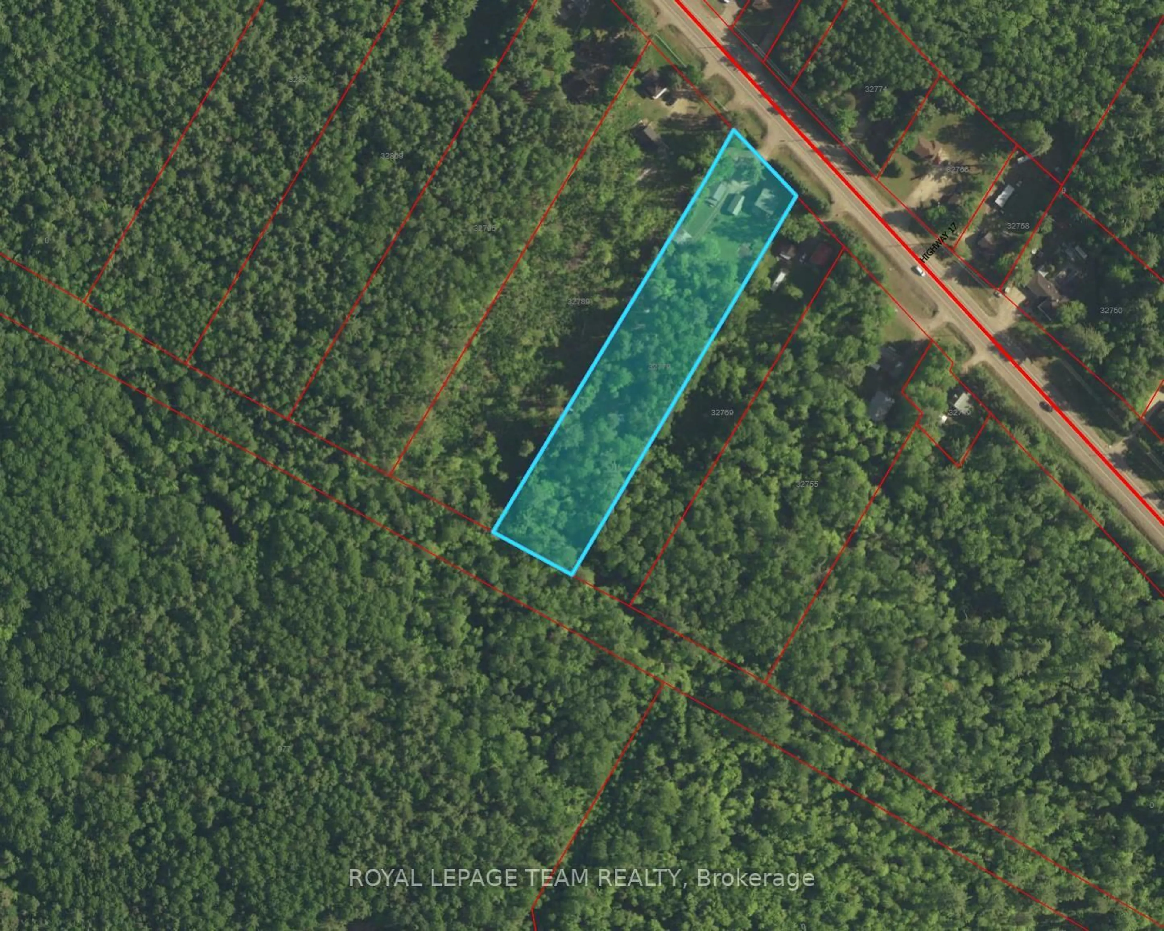 A pic from outside/outdoor area/front of a property/back of a property/a pic from drone, forest/trees view for 32779 HIGHWAY 17, Deep River Ontario K0J 1P0