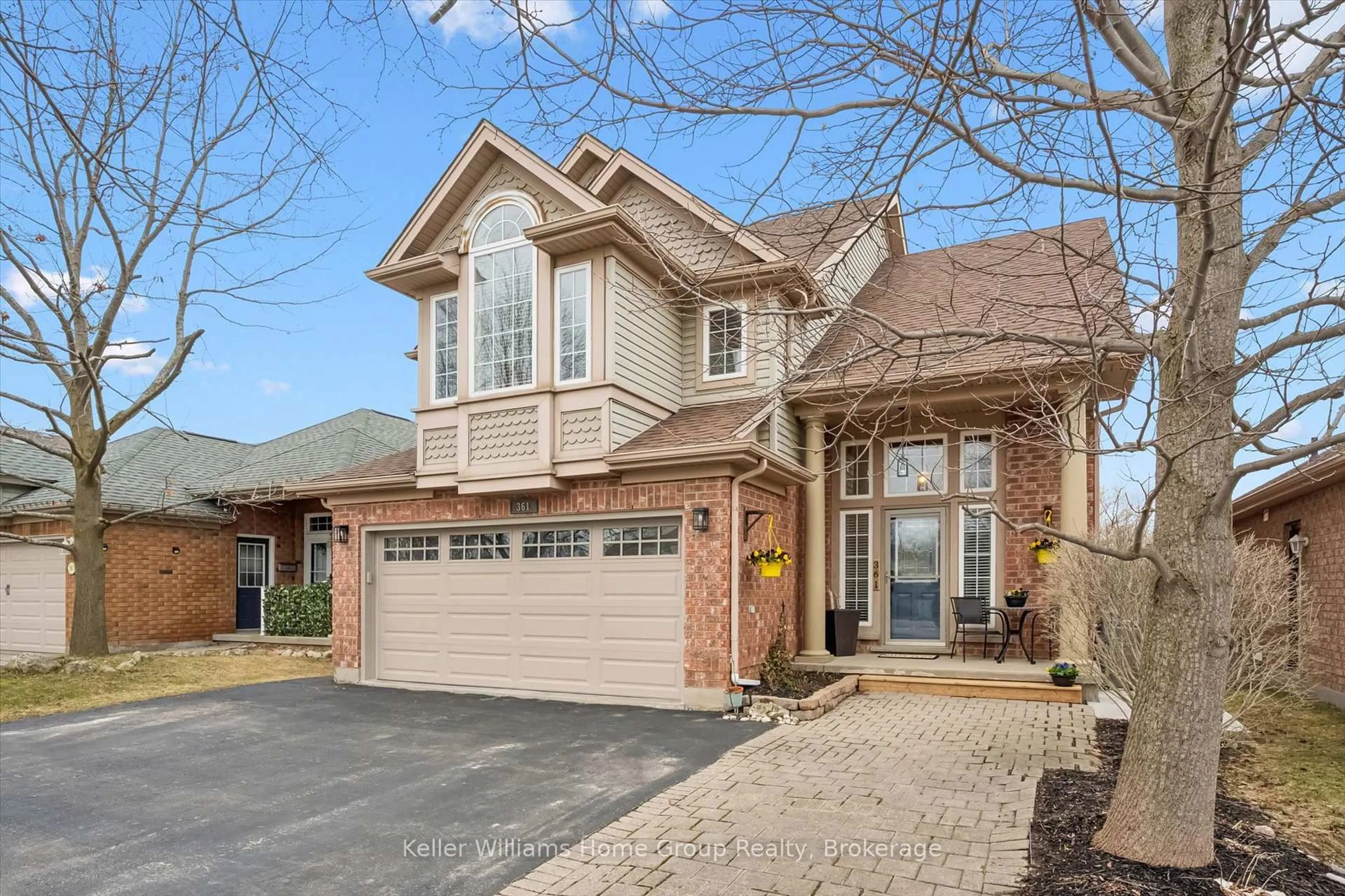 Home with brick exterior material, street for 361 Starwood Dr, Guelph Ontario N1E 7A5