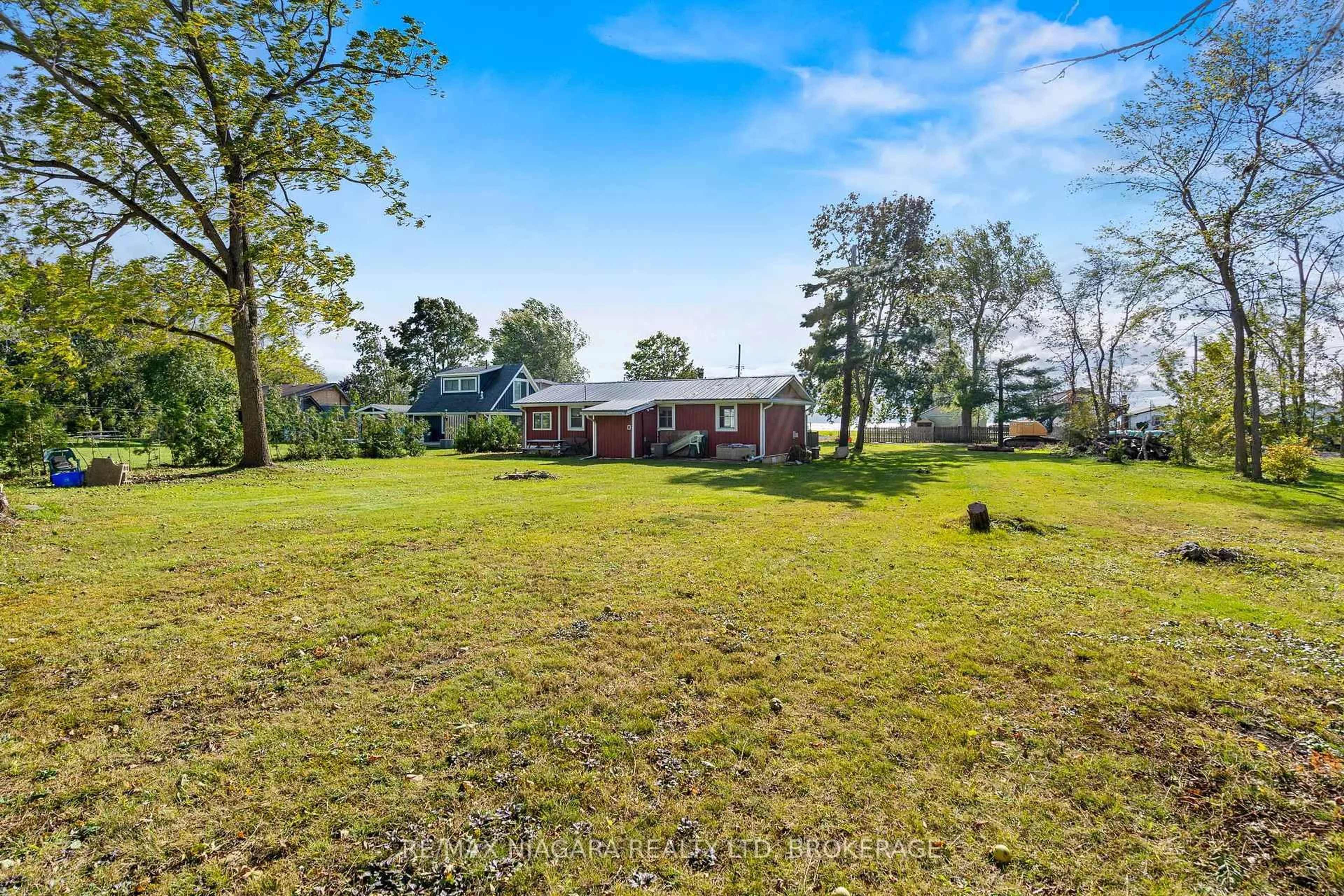 A pic from outside/outdoor area/front of a property/back of a property/a pic from drone, water/lake/river/ocean view for 11496 Cook Lane, Wainfleet Ontario L3K 5V4