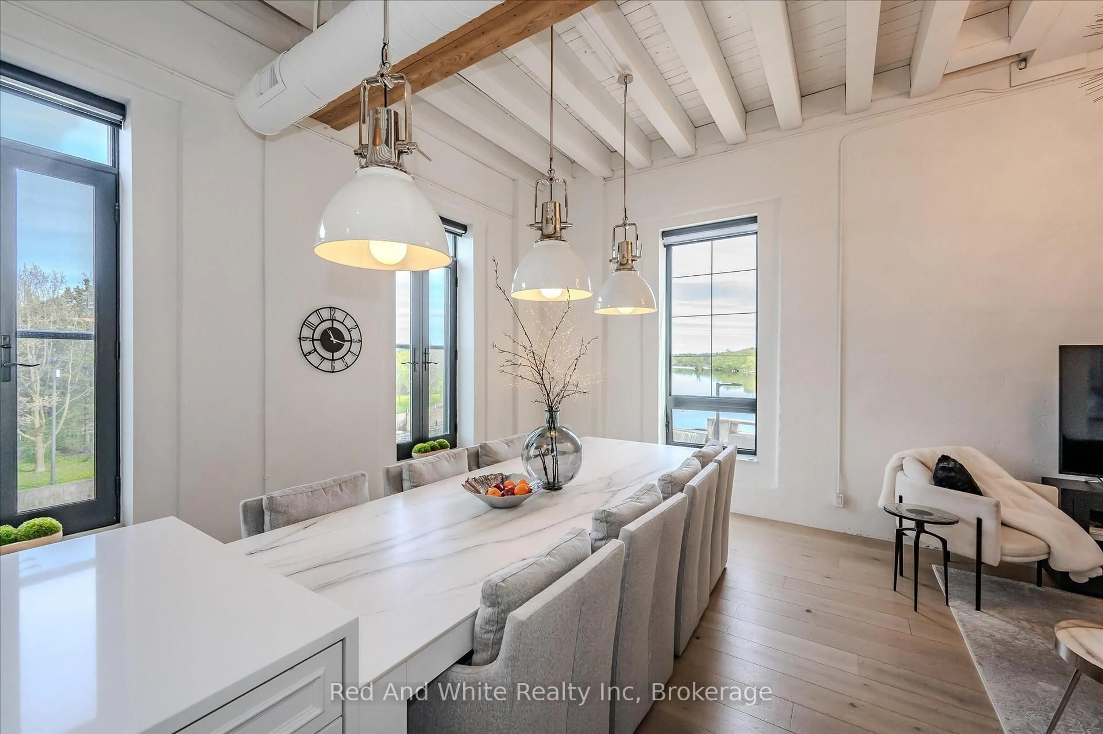 Open concept kitchen, ceramic/tile floor for 19 GUELPH Ave #308, Cambridge Ontario N3C 1A2