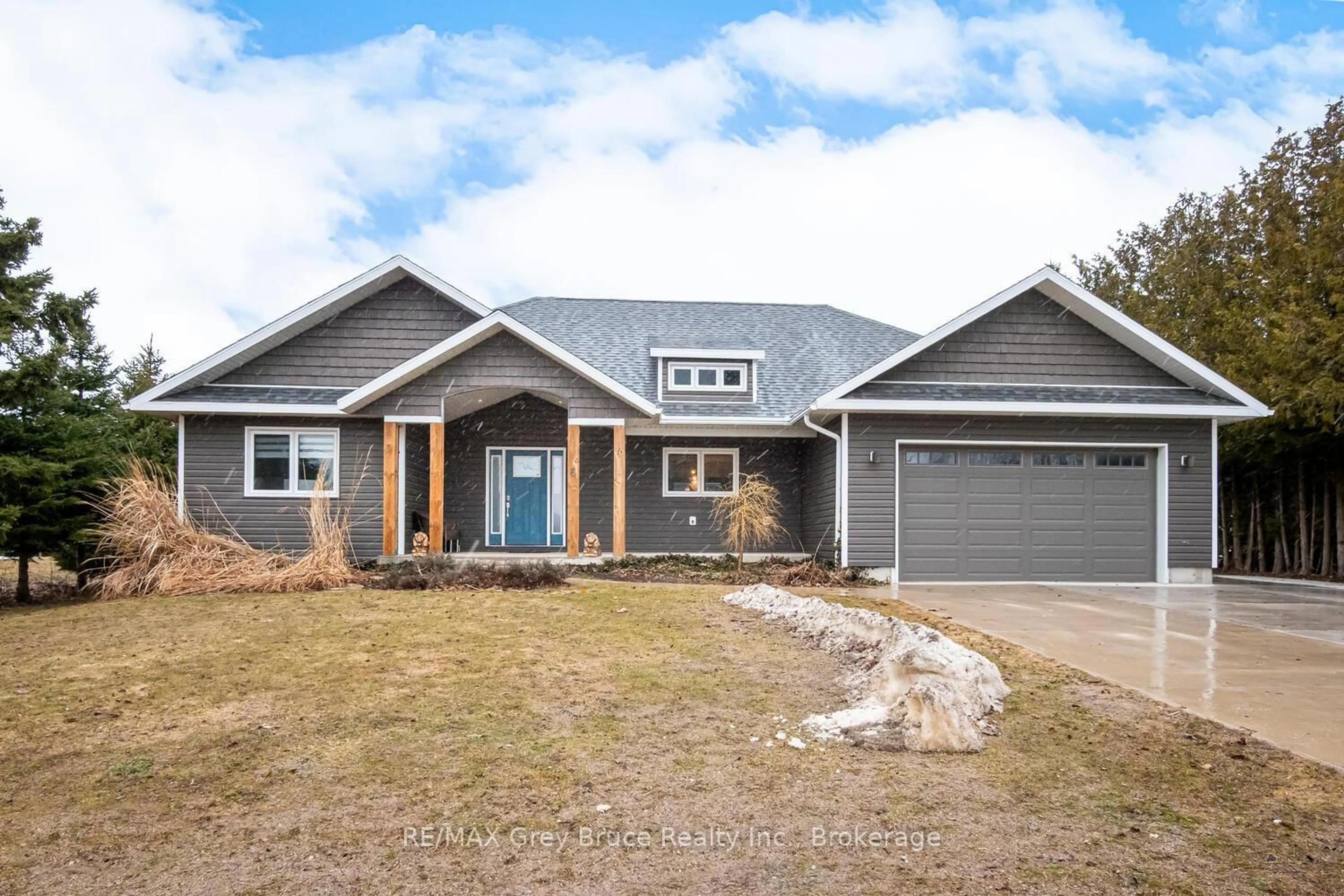 Home with brick exterior material, street for 6 Point View Dr, Northern Bruce Peninsula Ontario N0H 1W0