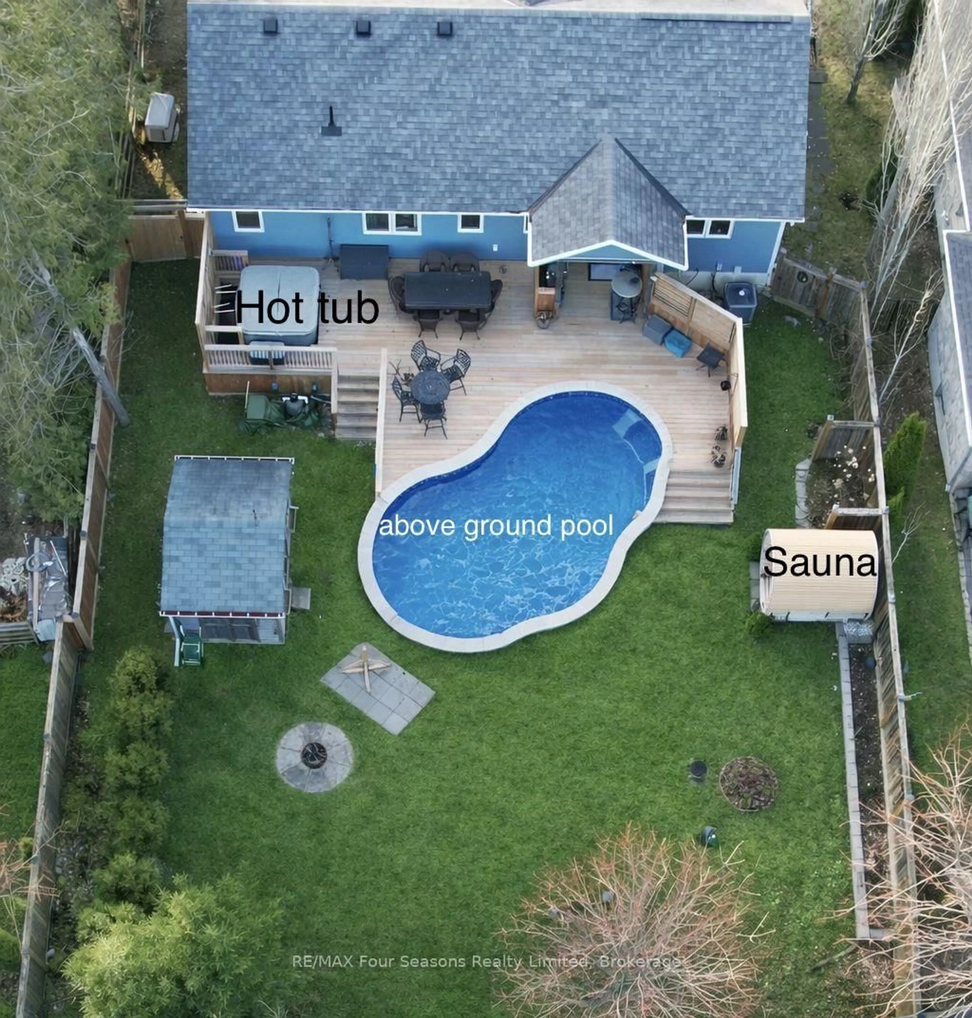 A pic from outside/outdoor area/front of a property/back of a property/a pic from drone, street for 26 Fenton Dr, Saugeen Shores Ontario N0H 2C6