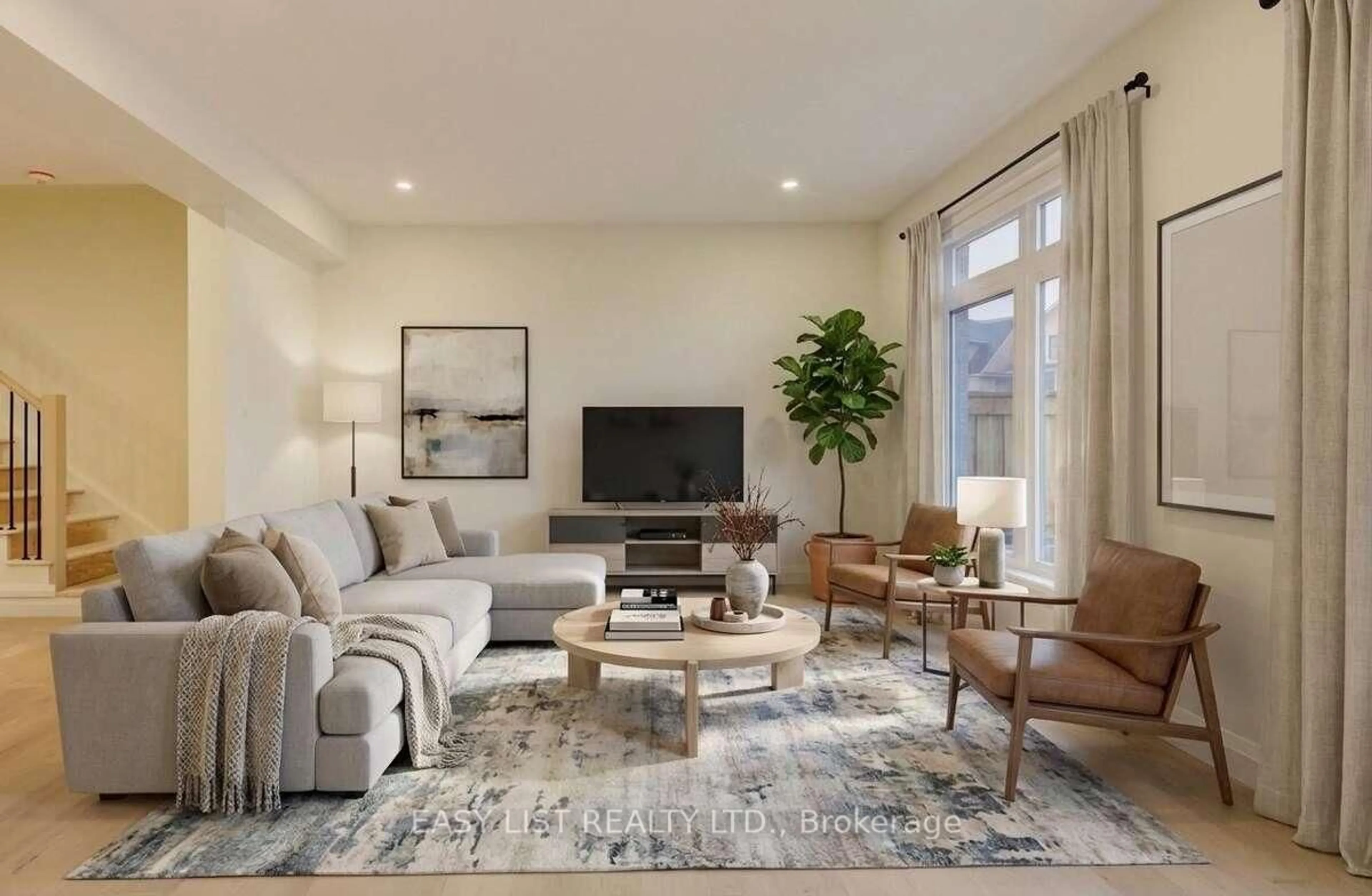 Living room with furniture, unknown for 55 Teal Dr #47, Guelph Ontario N1C 1G4