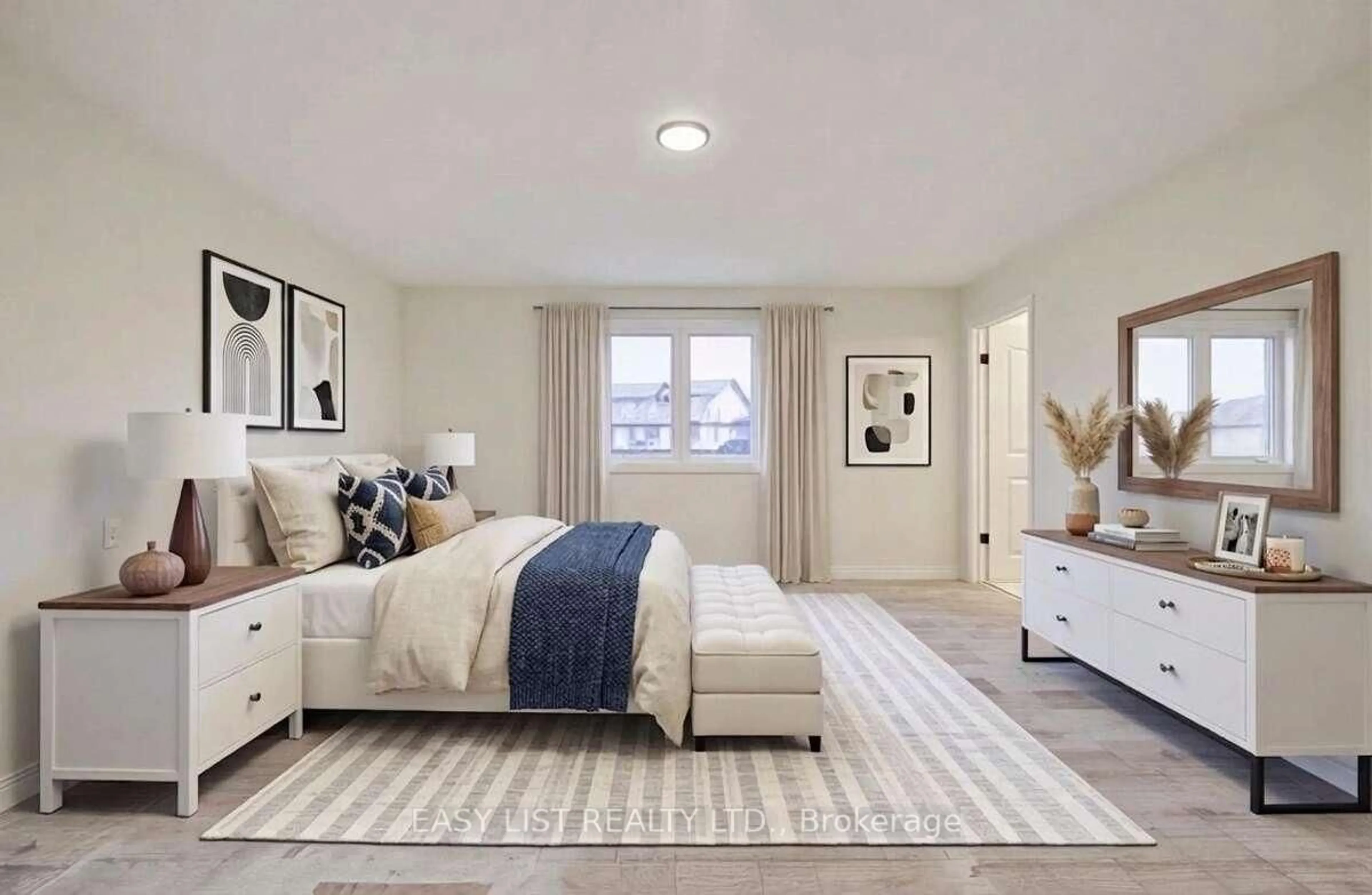 Bedroom with bed, unknown for 55 Teal Dr #47, Guelph Ontario N1C 1G4