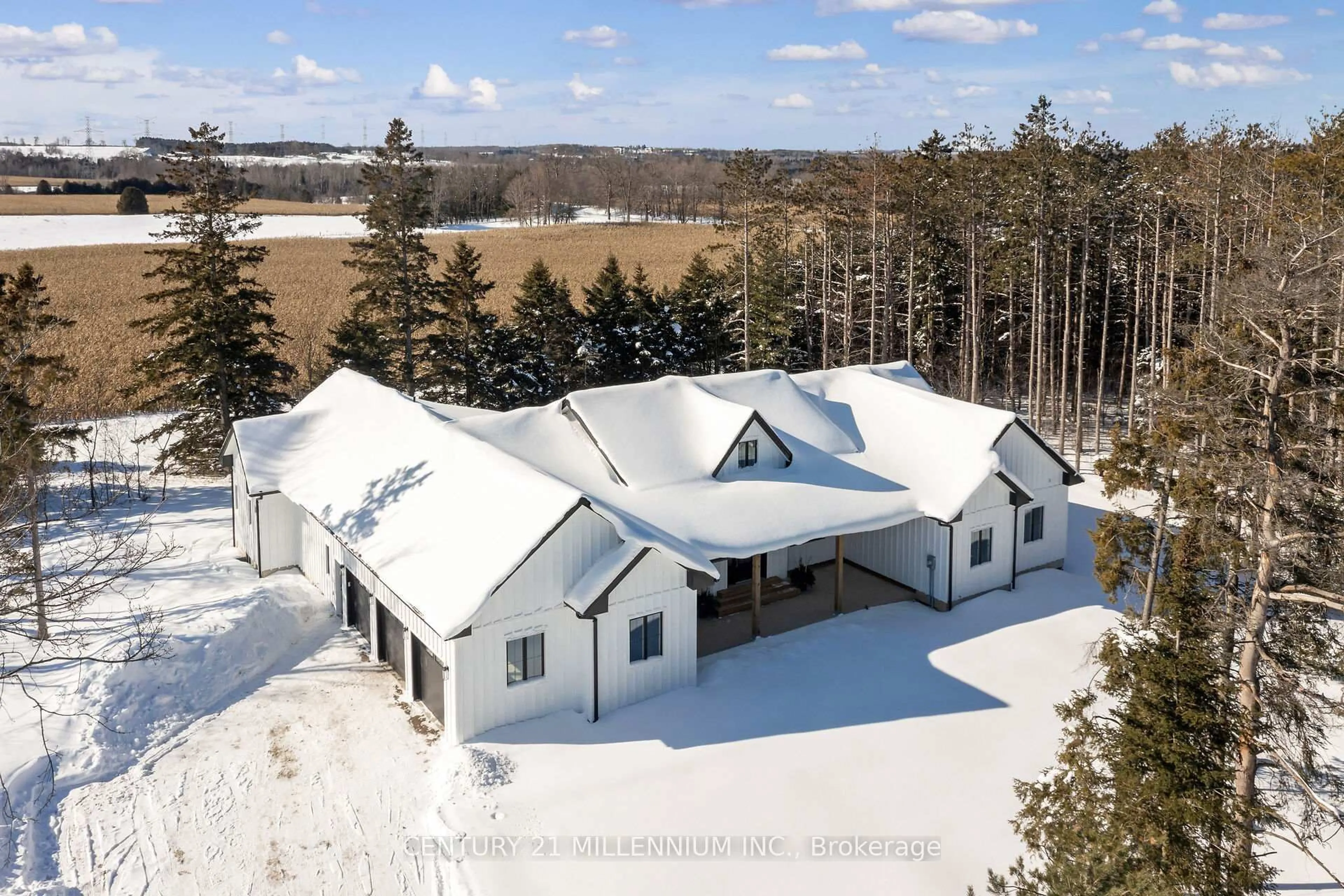 A pic from outside/outdoor area/front of a property/back of a property/a pic from drone, unknown for 5450 Fifth Line, Erin Ontario N0B 1T0