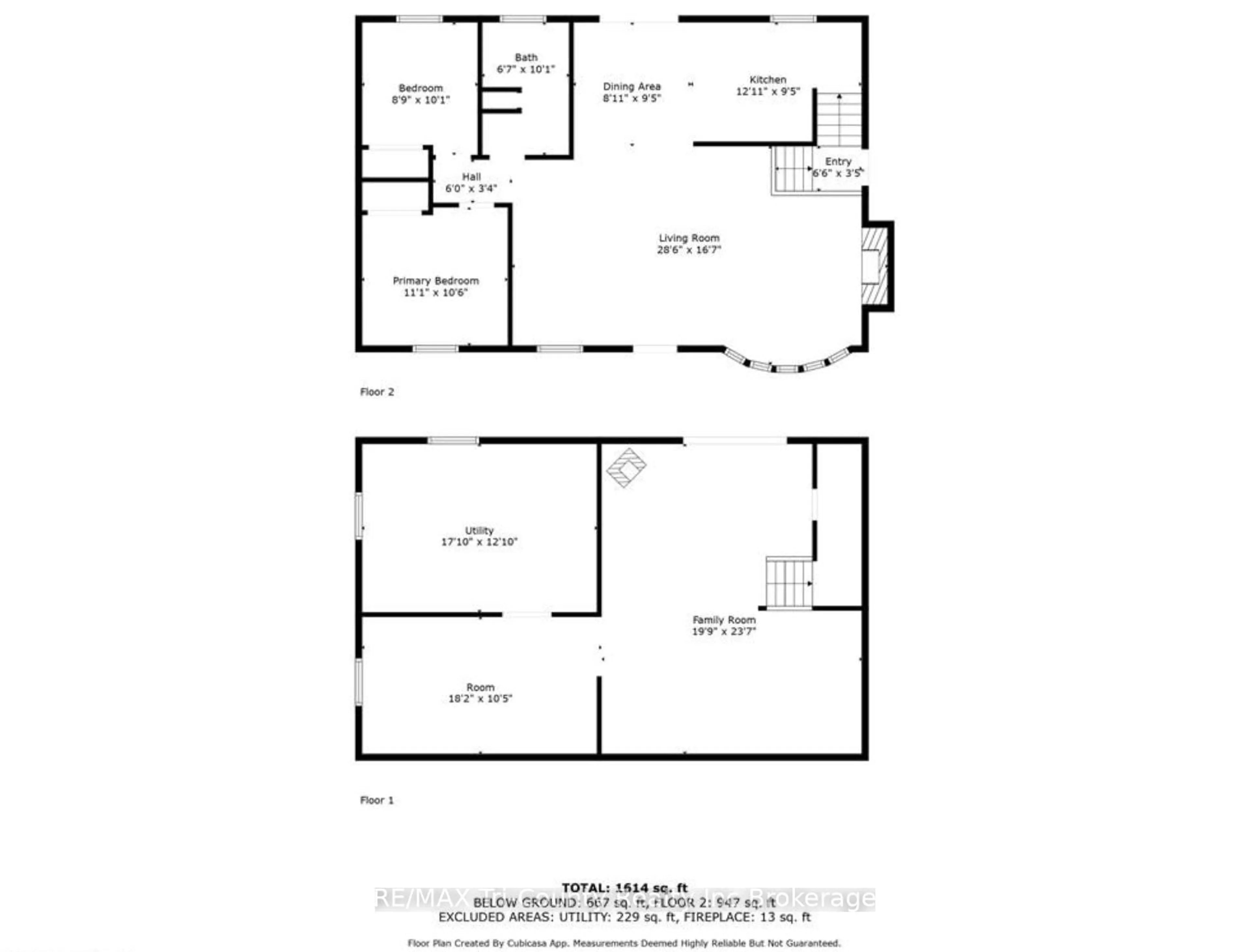 Floor plan for 889 Norfolk County 28 Rd, Norfolk Ontario N0E 1G0