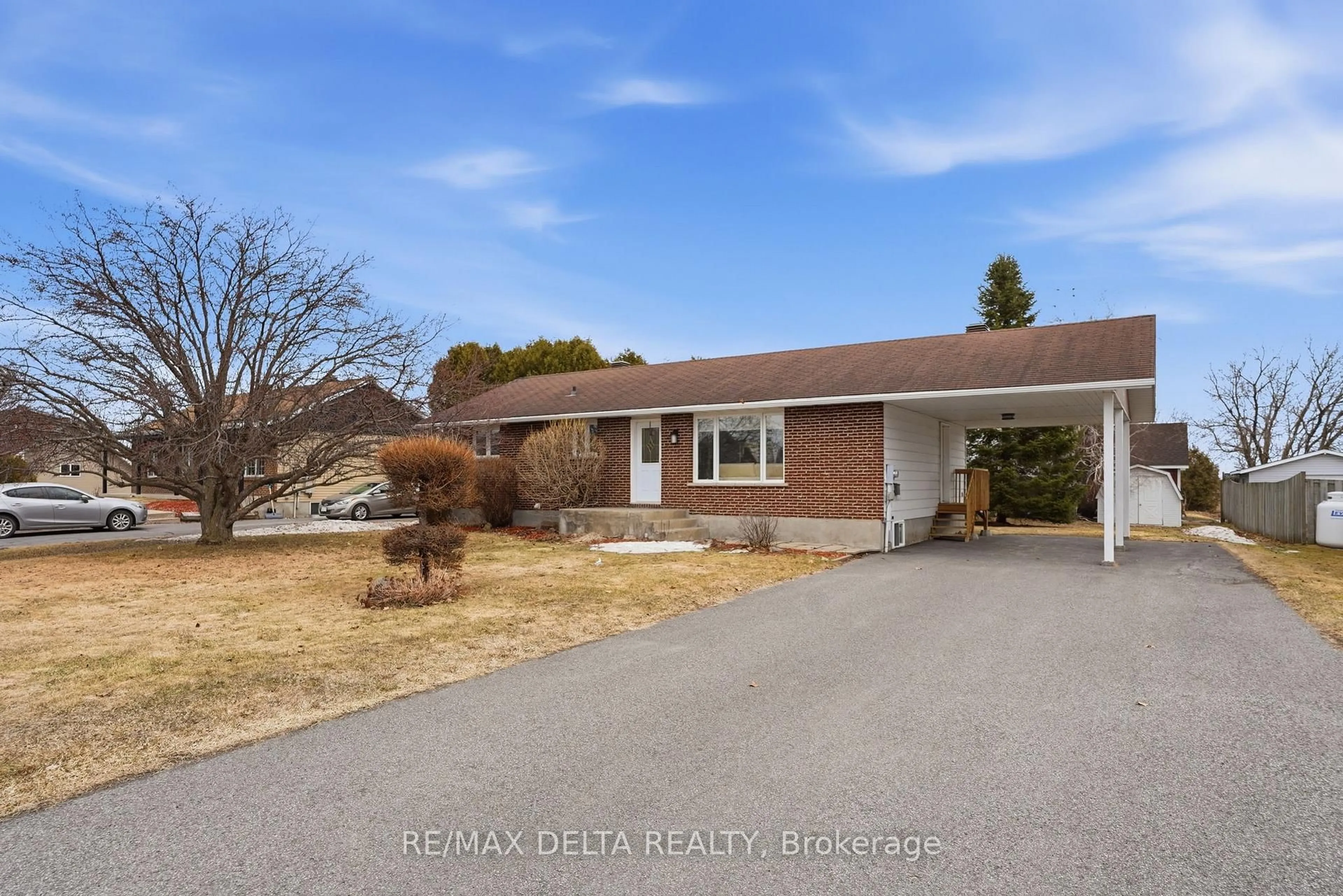 A pic from outside/outdoor area/front of a property/back of a property/a pic from drone, street for 120 Caledonia Rd, The Nation Ontario K0C 2B0