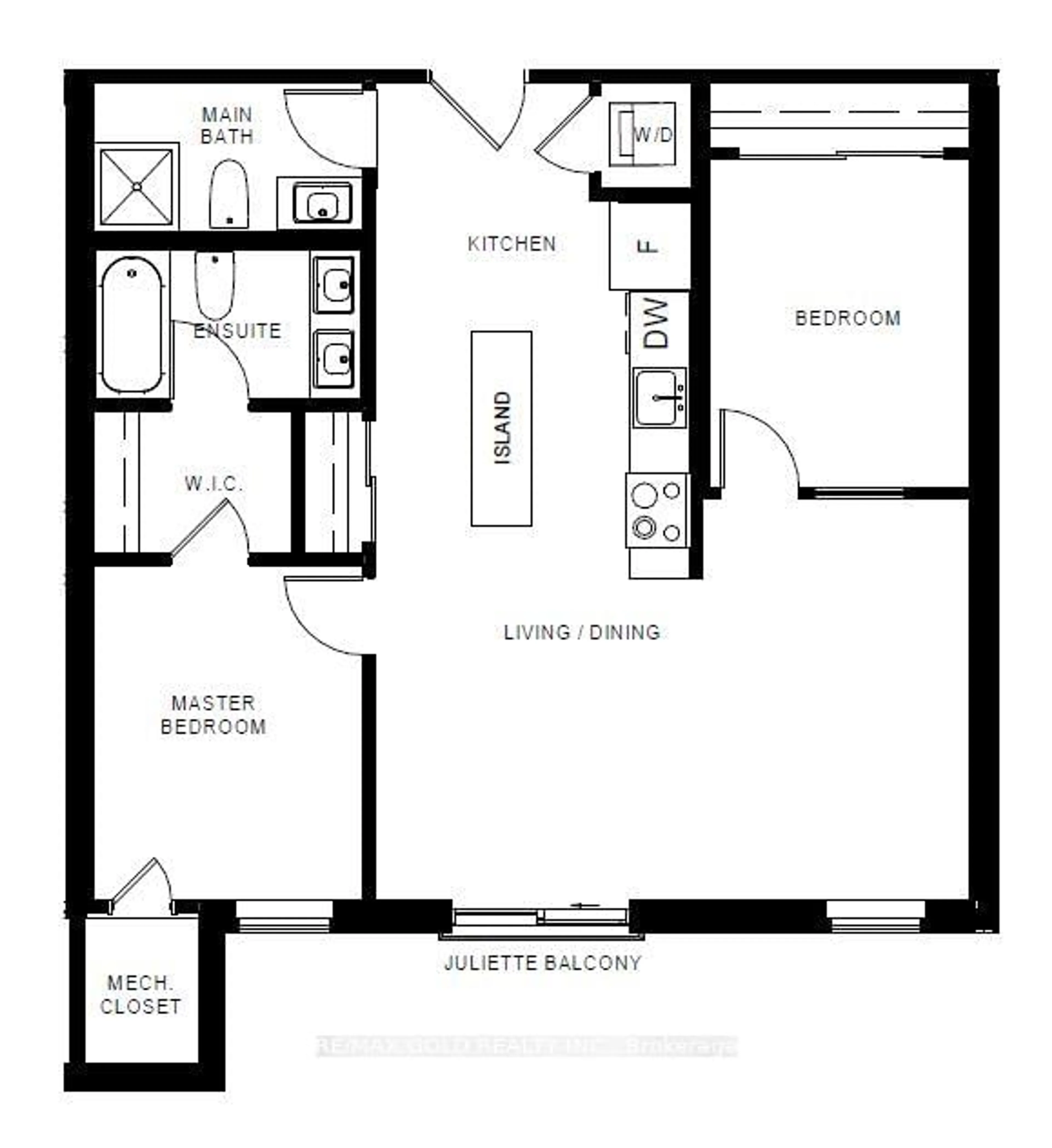 Floor plan for 7549 Kalar Rd #314, Niagara Falls Ontario L2H 2Y6