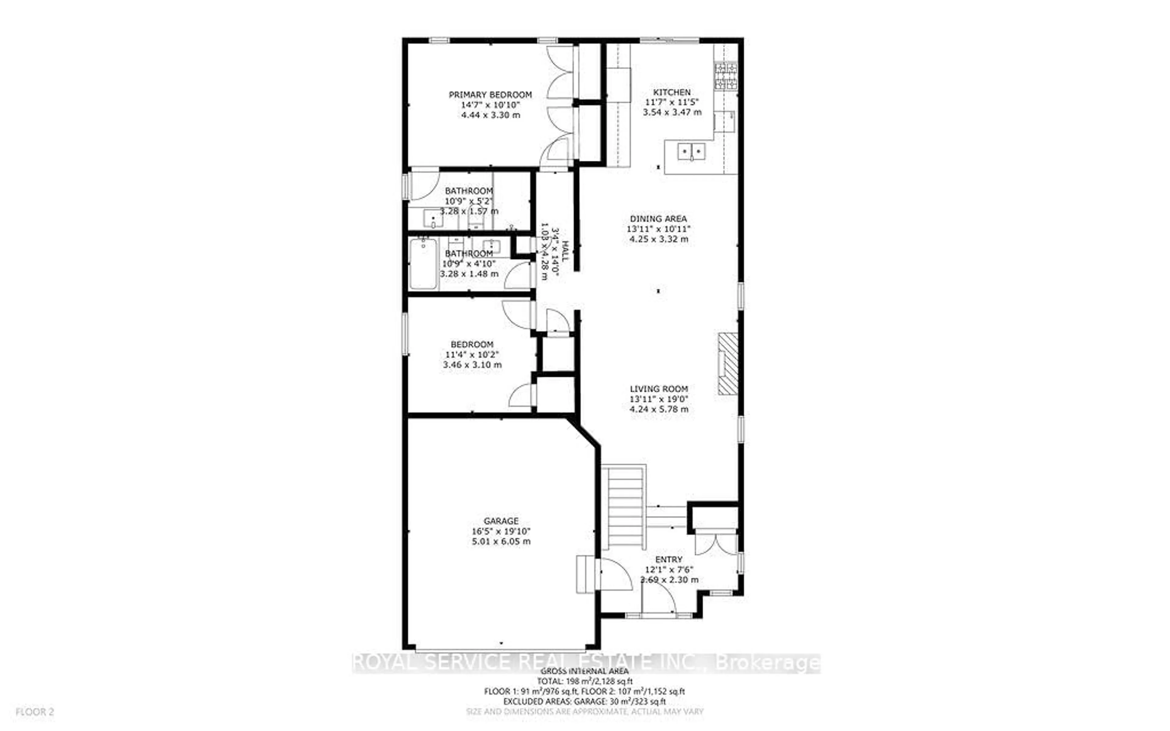 Floor plan for 257 Morgan St, Cobourg Ontario K9A 0L5