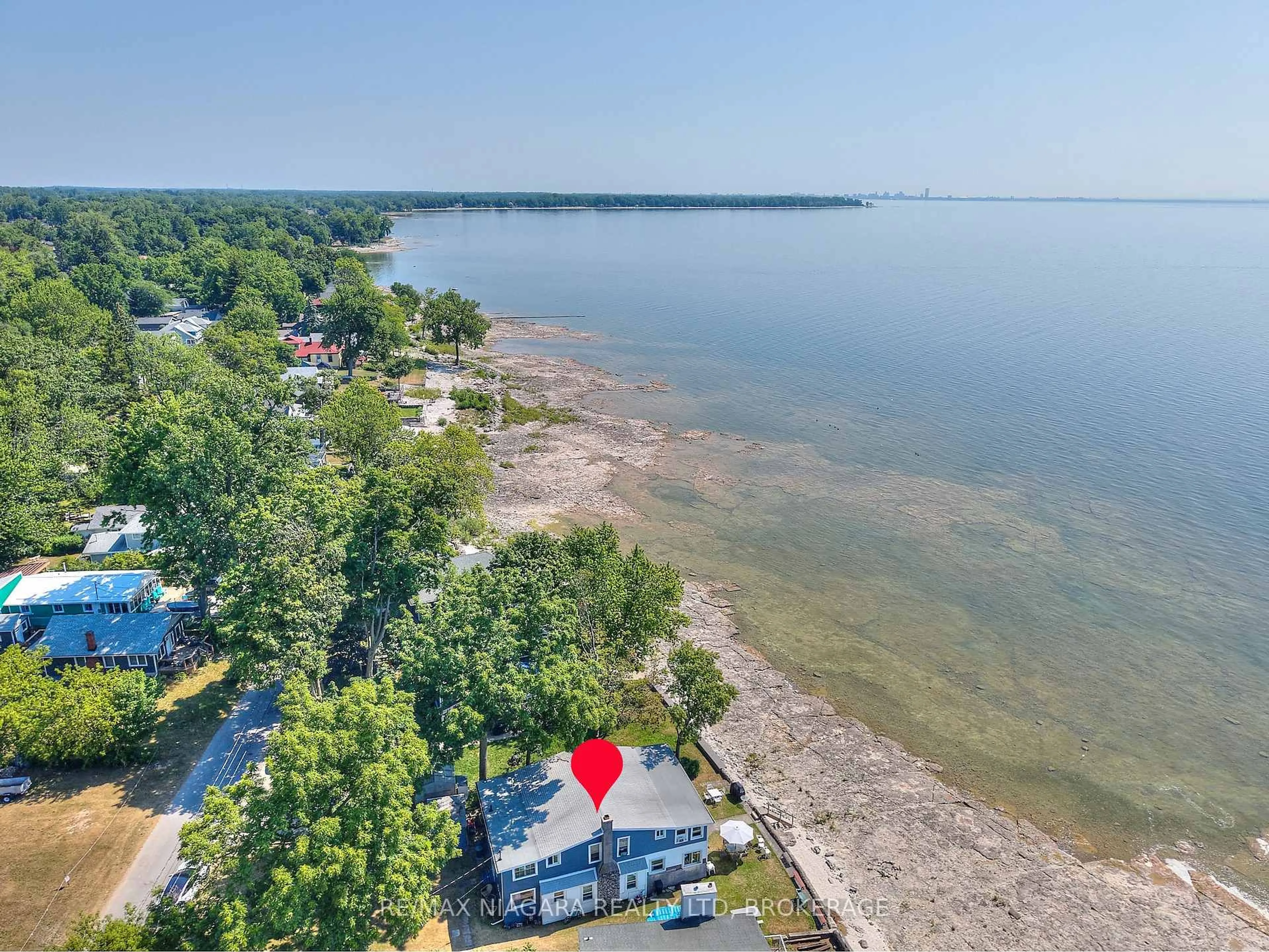 A pic from outside/outdoor area/front of a property/back of a property/a pic from drone, water/lake/river/ocean view for 3803 Terrace Lane, Fort Erie Ontario L0S 1B0