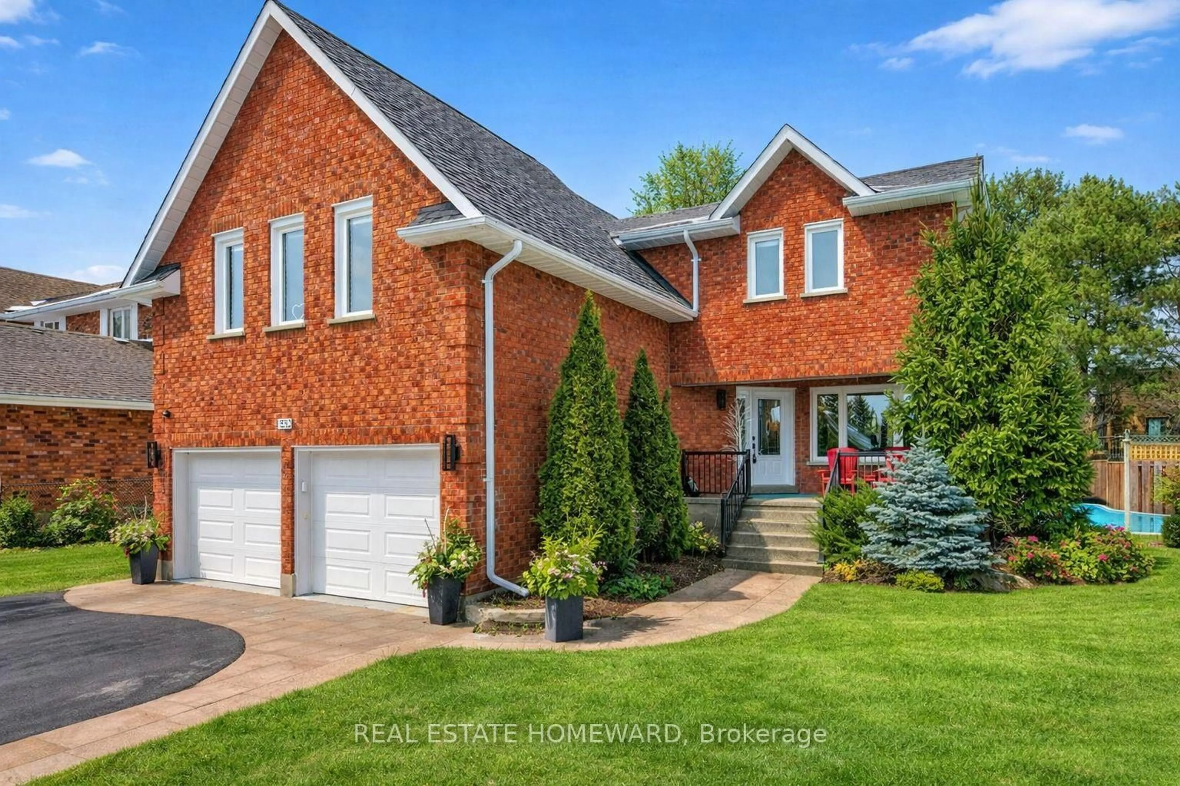 Home with brick exterior material, street for 1530 Scollard Cres, Peterborough Ontario K9H 7L1