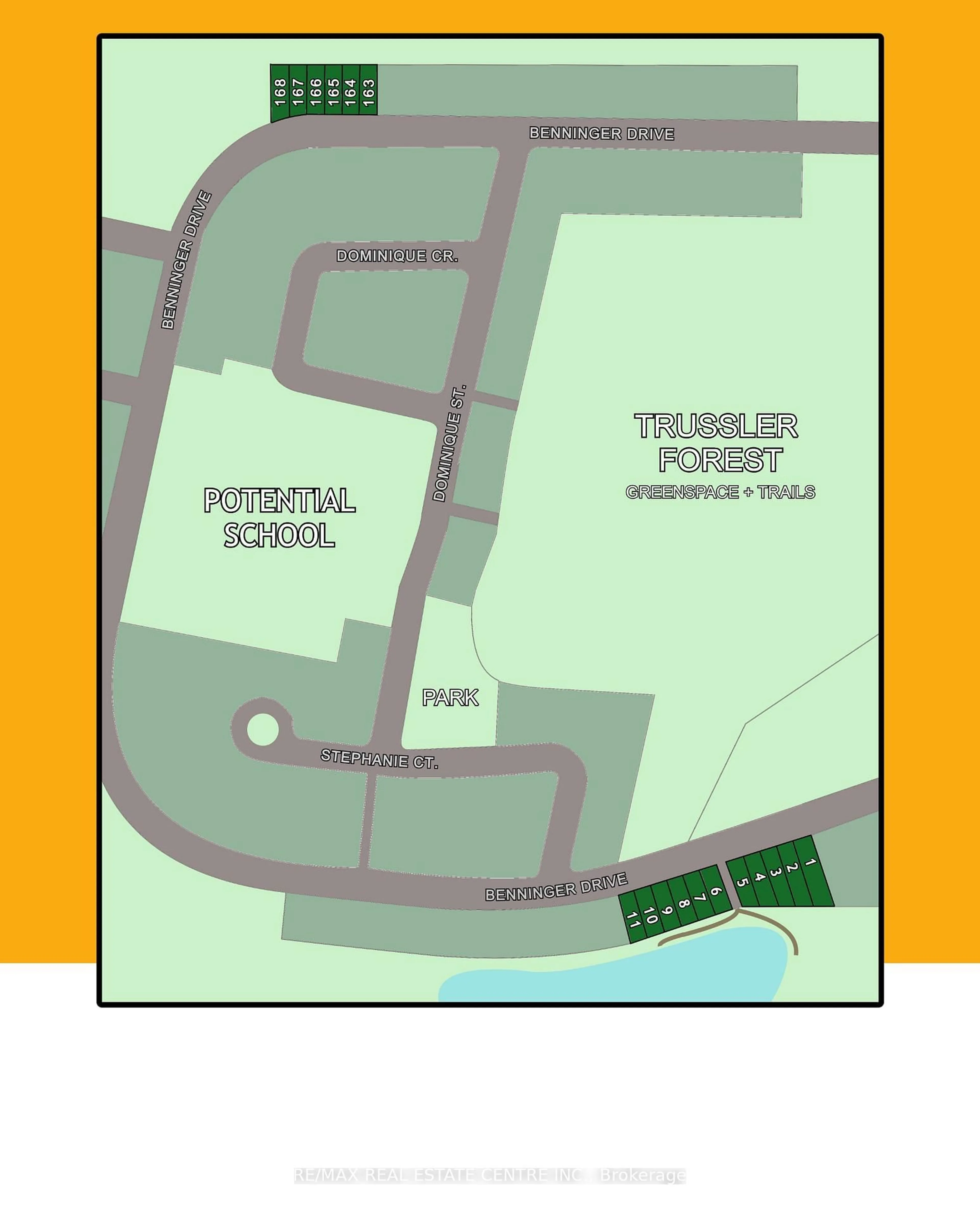 Picture of a map for 204 Benninger Dr, Kitchener Ontario N2E 0C9