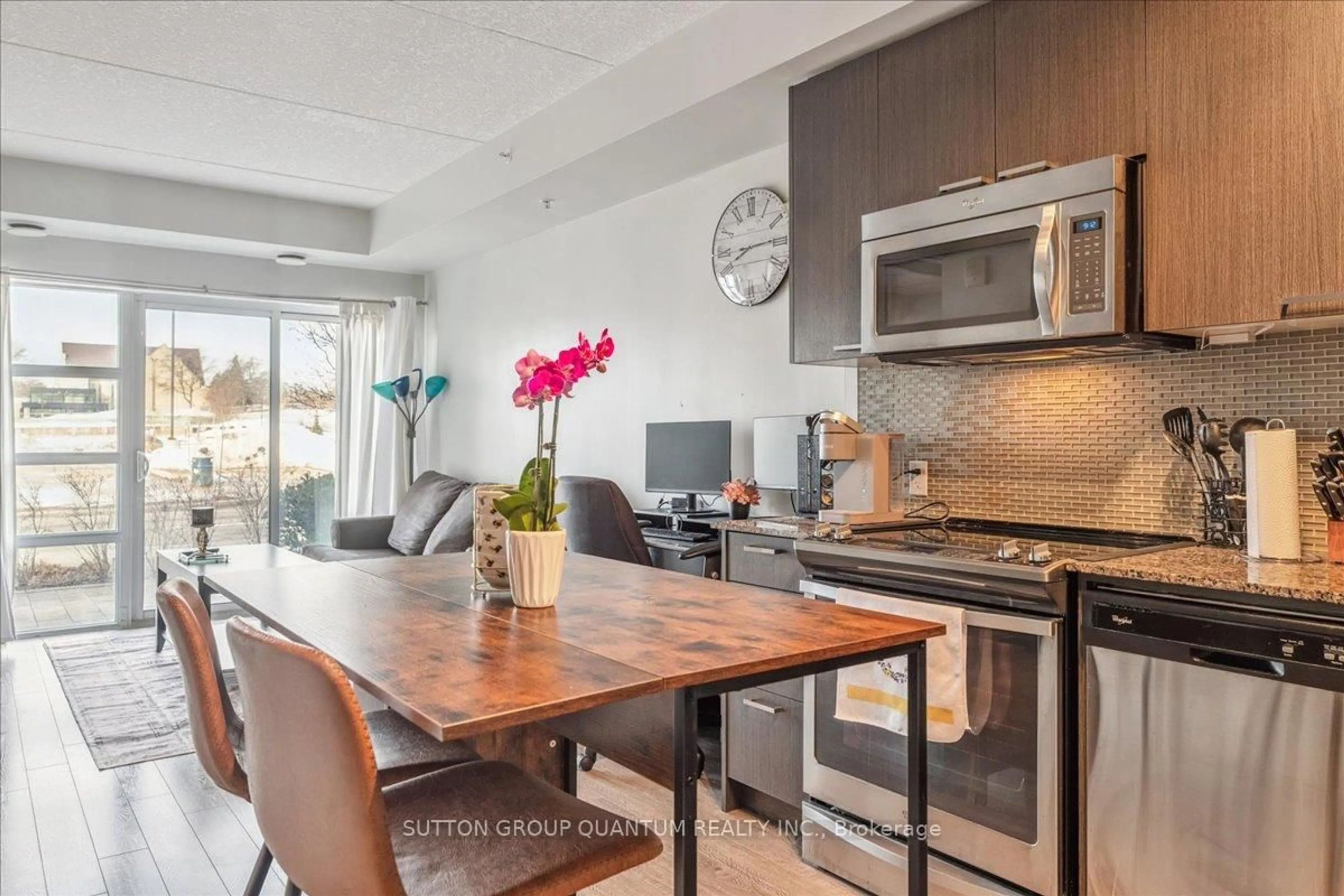 Open concept kitchen, unknown for 155 St.Leger St #108, Kitchener Ontario N2H 0B9
