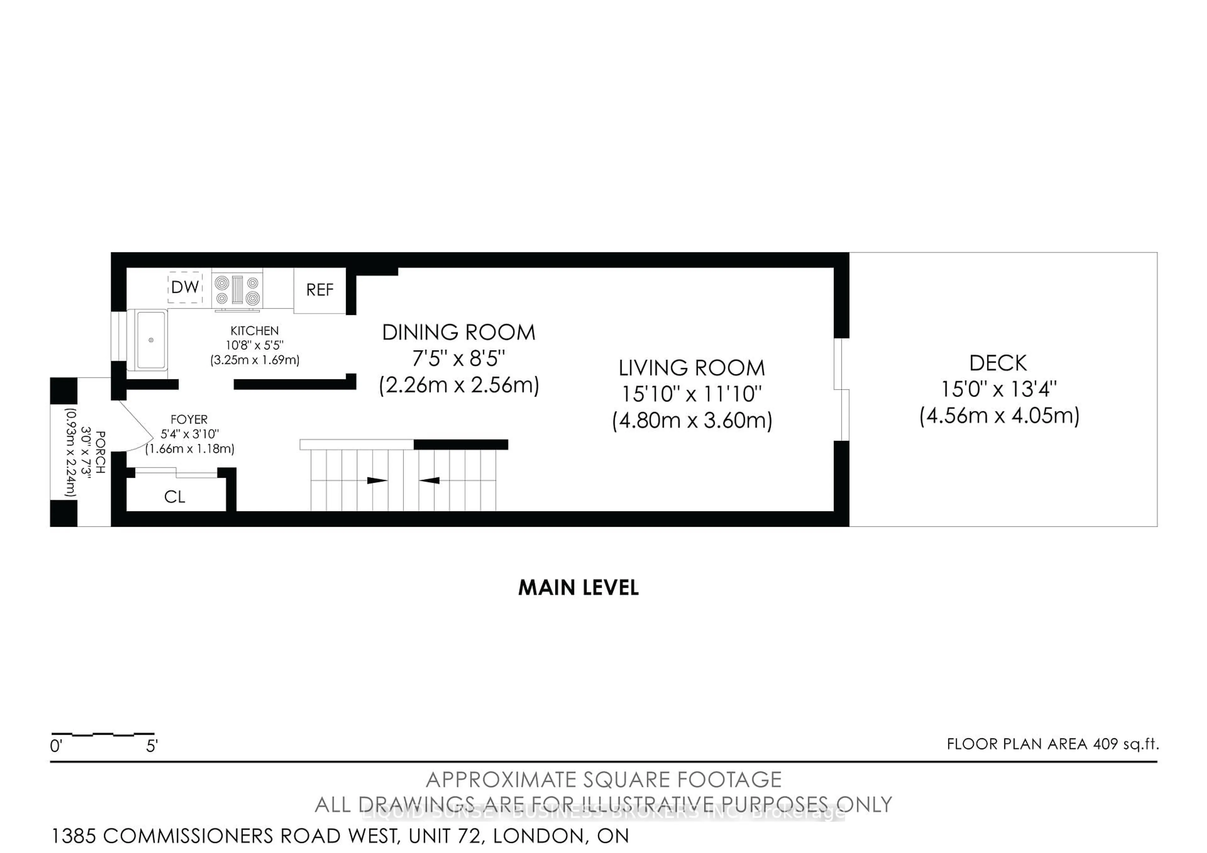 Floor plan for 1385 Commissioners Rd #72, London South Ontario N6K 1E2