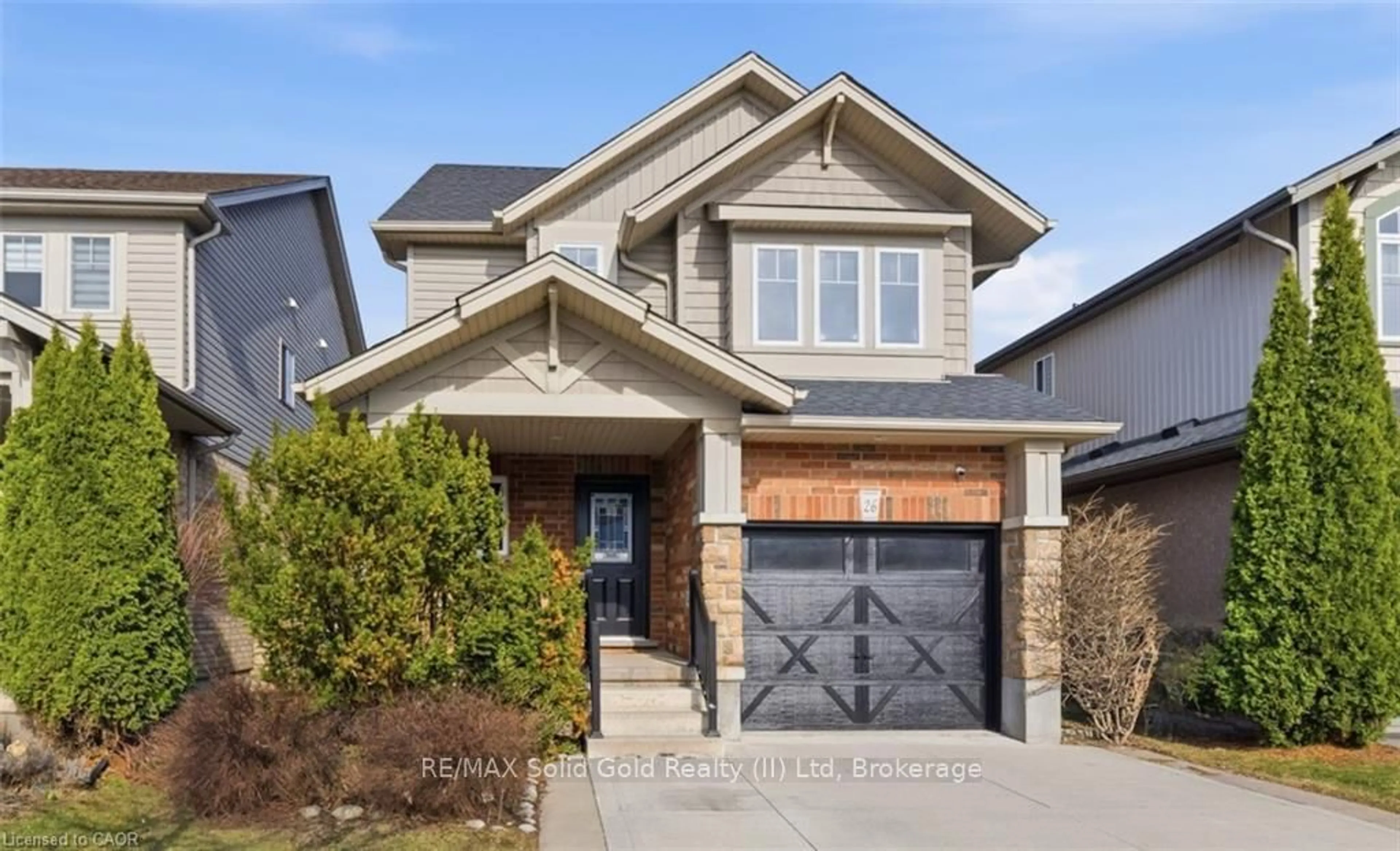 Home with brick exterior material, street for 26 Helena Feasby St, Kitchener Ontario N2E 4L4
