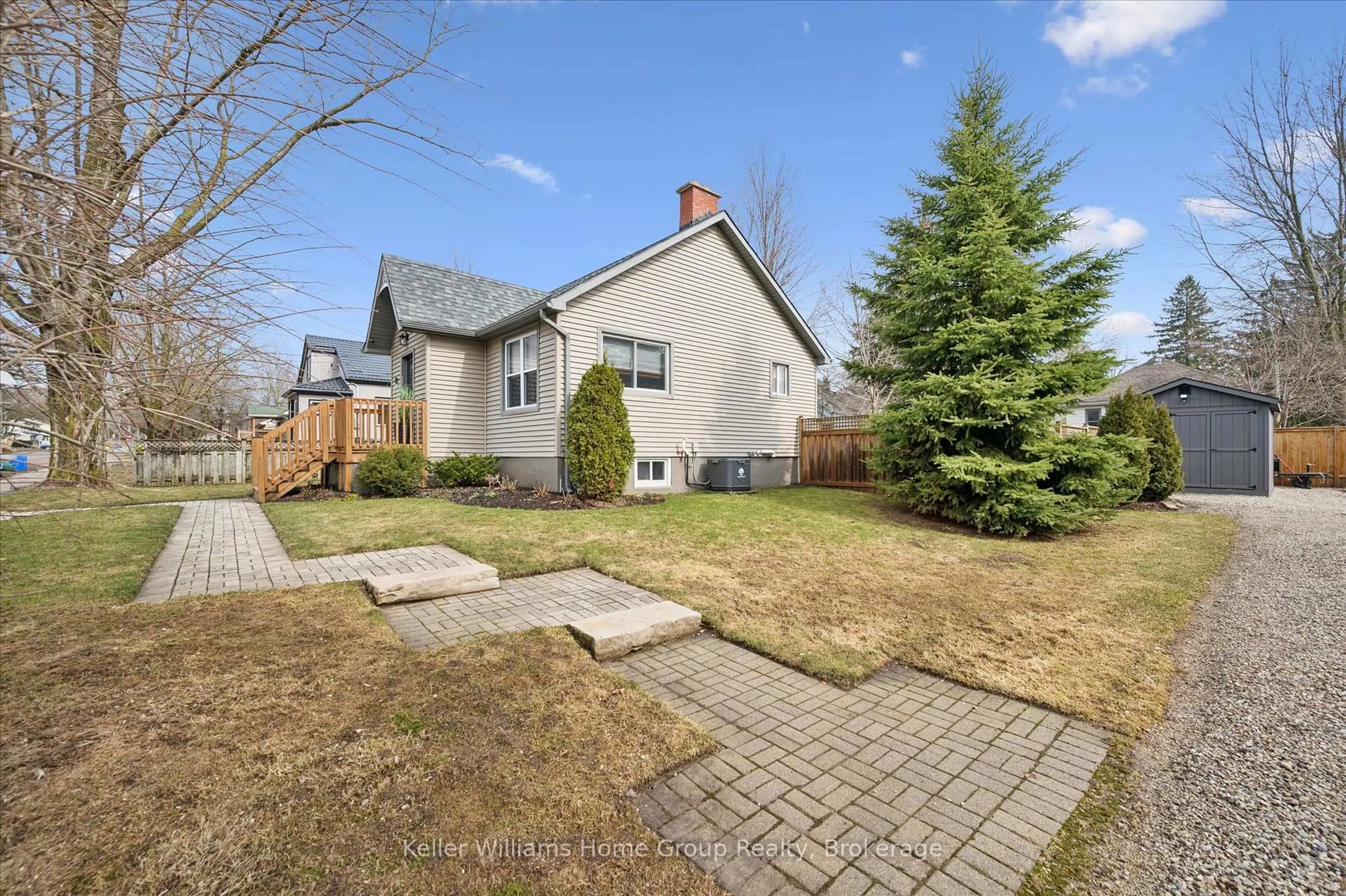 A pic from outside/outdoor area/front of a property/back of a property/a pic from drone, street for 69 Irvine St, Centre Wellington Ontario N0B 1S0