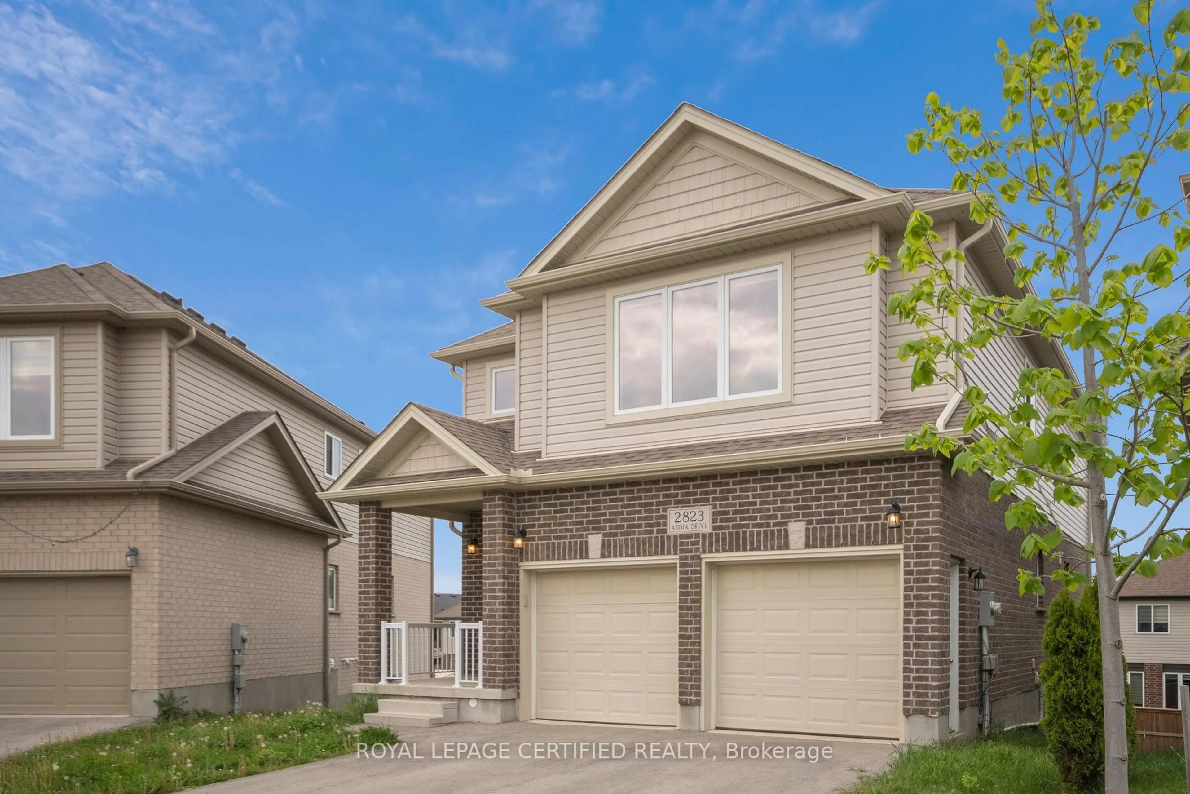 Home with brick exterior material, street for 2823 Asima Dr, London South Ontario N6M 0B4