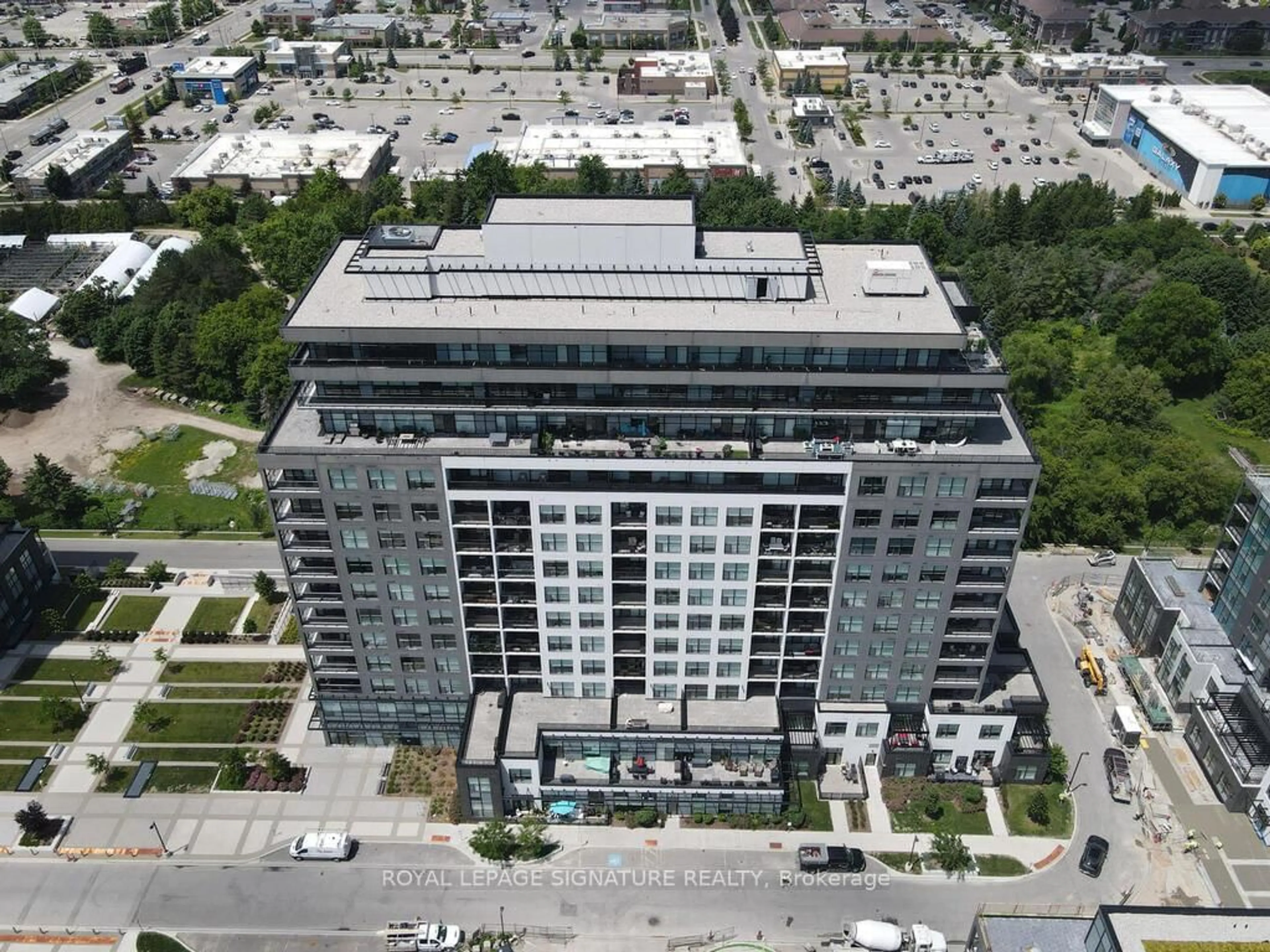 A pic from outside/outdoor area/front of a property/back of a property/a pic from drone, city buildings view from balcony for 1880 Gordon St #911, Guelph Ontario N1P 1C5