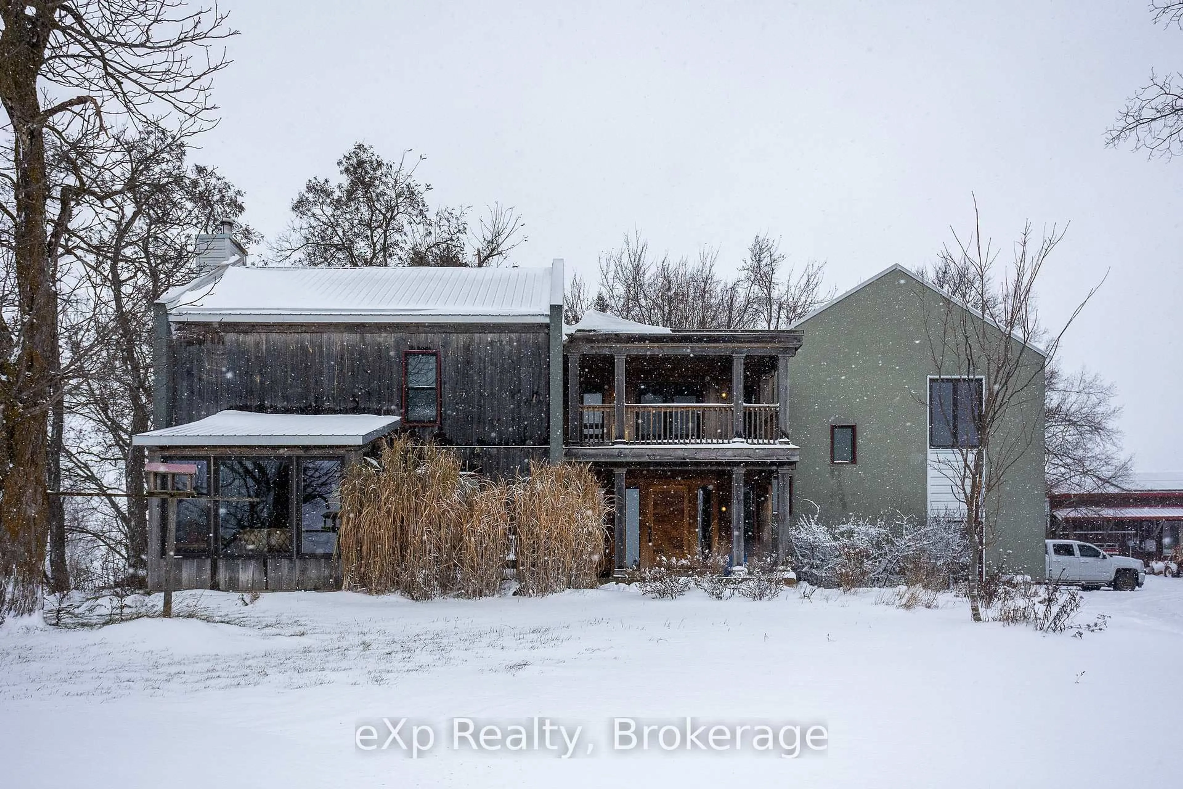 A pic from outside/outdoor area/front of a property/back of a property/a pic from drone, building for 136709 Grey Road 12, Grey Highlands Ontario N4L 1W6