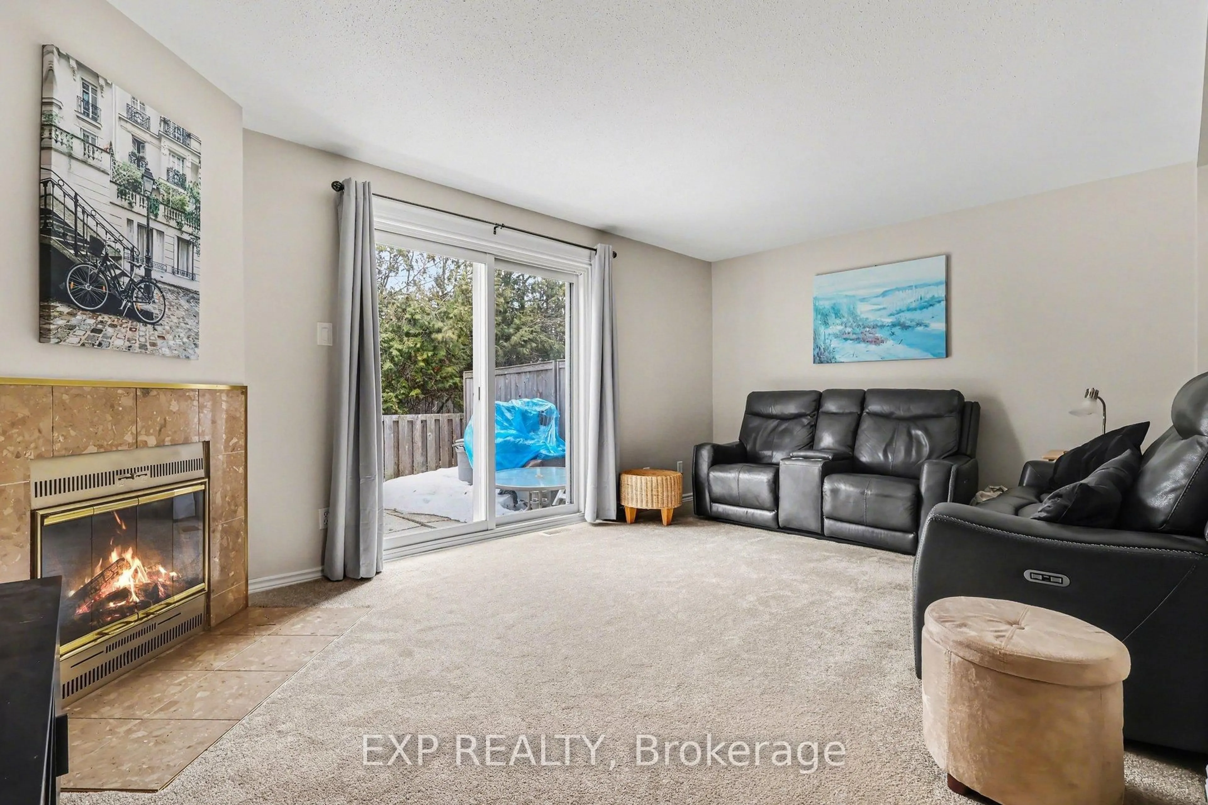 Living room with furniture, unknown for 1765 Lamoureux Dr #55, Ottawa Ontario K1E 2N5