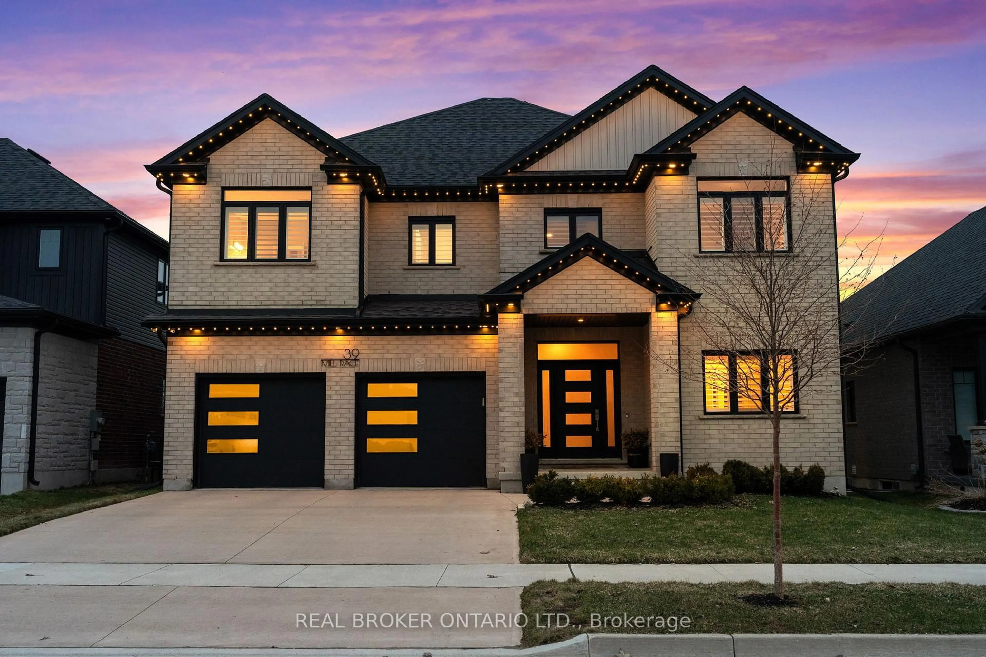 Home with brick exterior material, street for 39 Mill Race Cres, Woolwich Ontario N0B 2N0