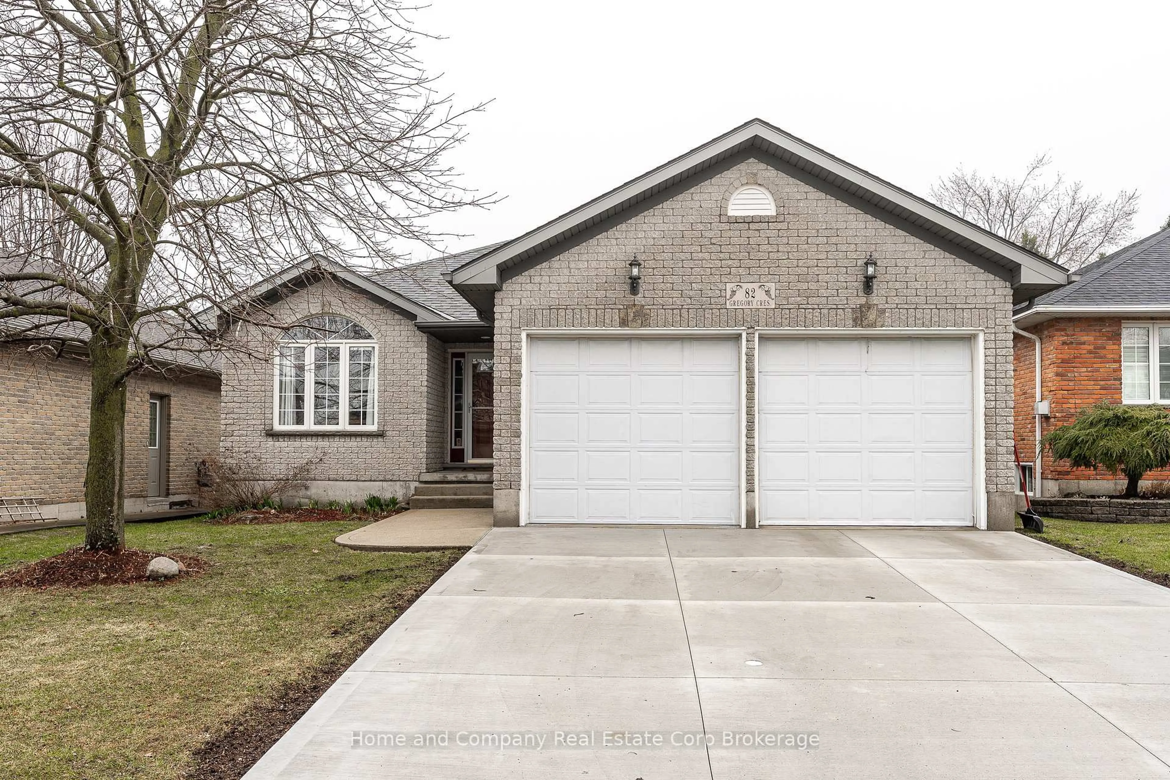 Home with brick exterior material, street for 82 Gregory Cres, Stratford Ontario N5A 8A6
