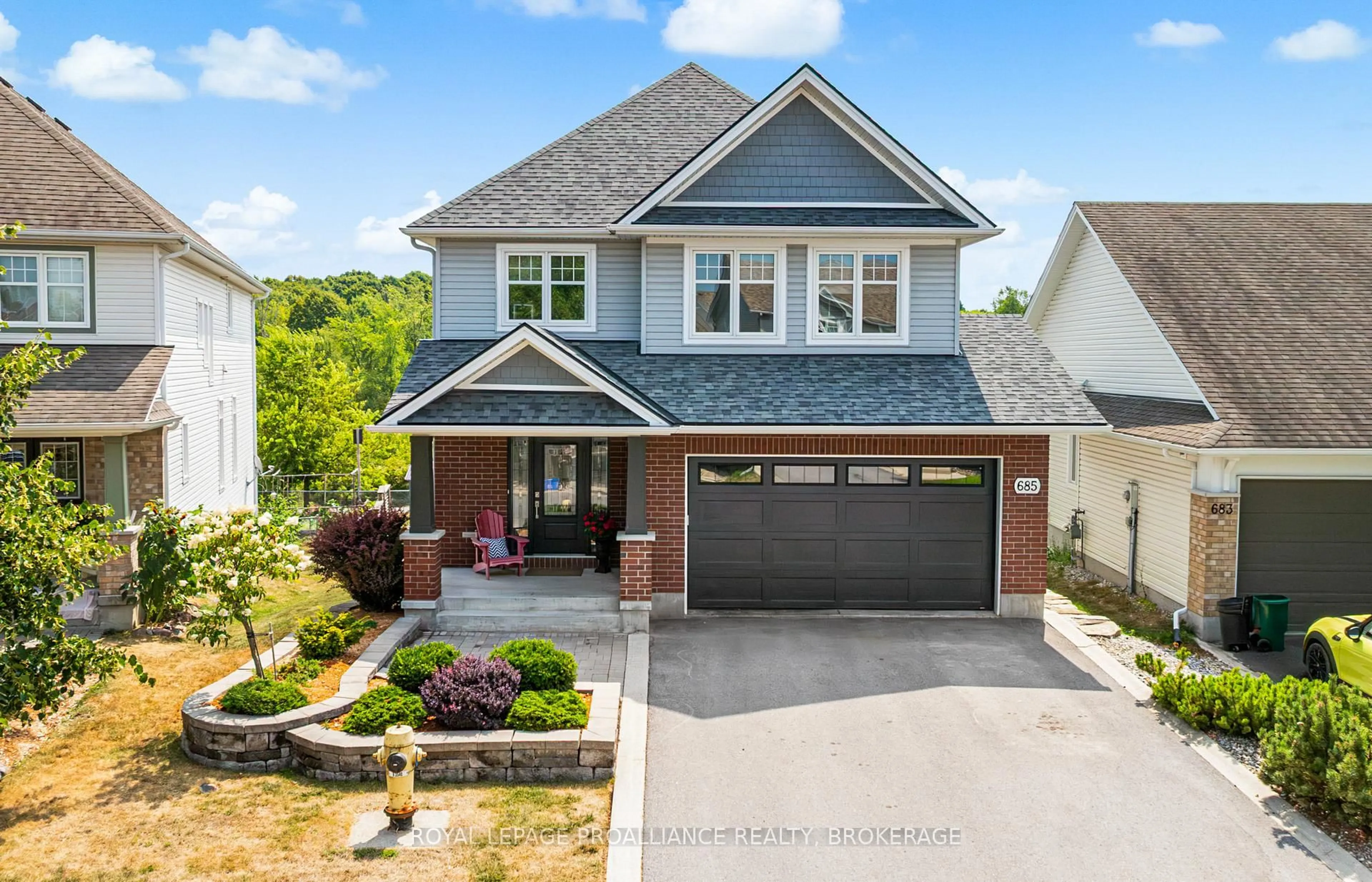 Home with brick exterior material, street for 685 Fieldstone Dr, Kingston Ontario K7K 0C6