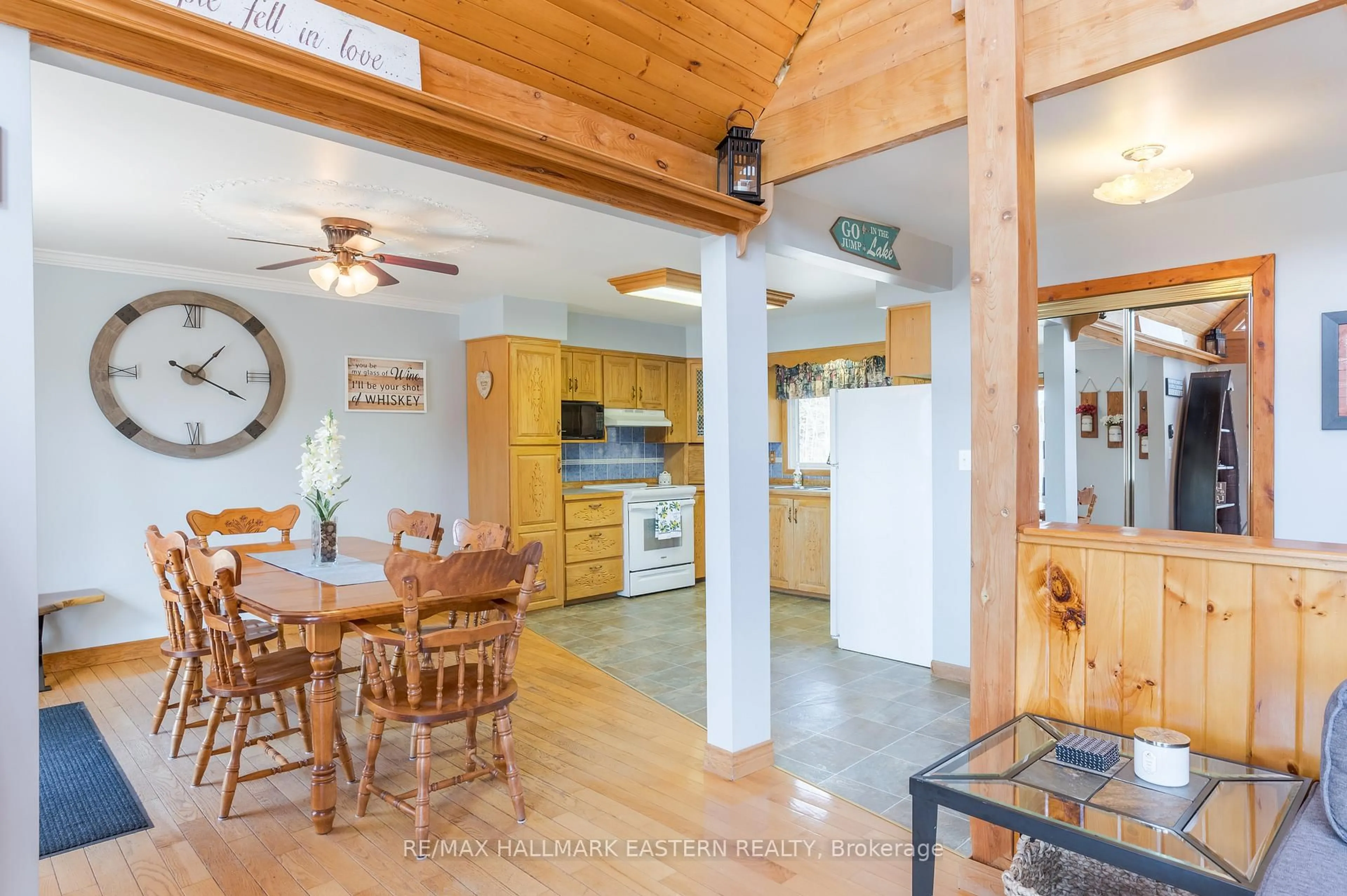 Open concept kitchen, unknown for 152A Paradise Landing Rd, Maynooth Ontario K0L 2S0