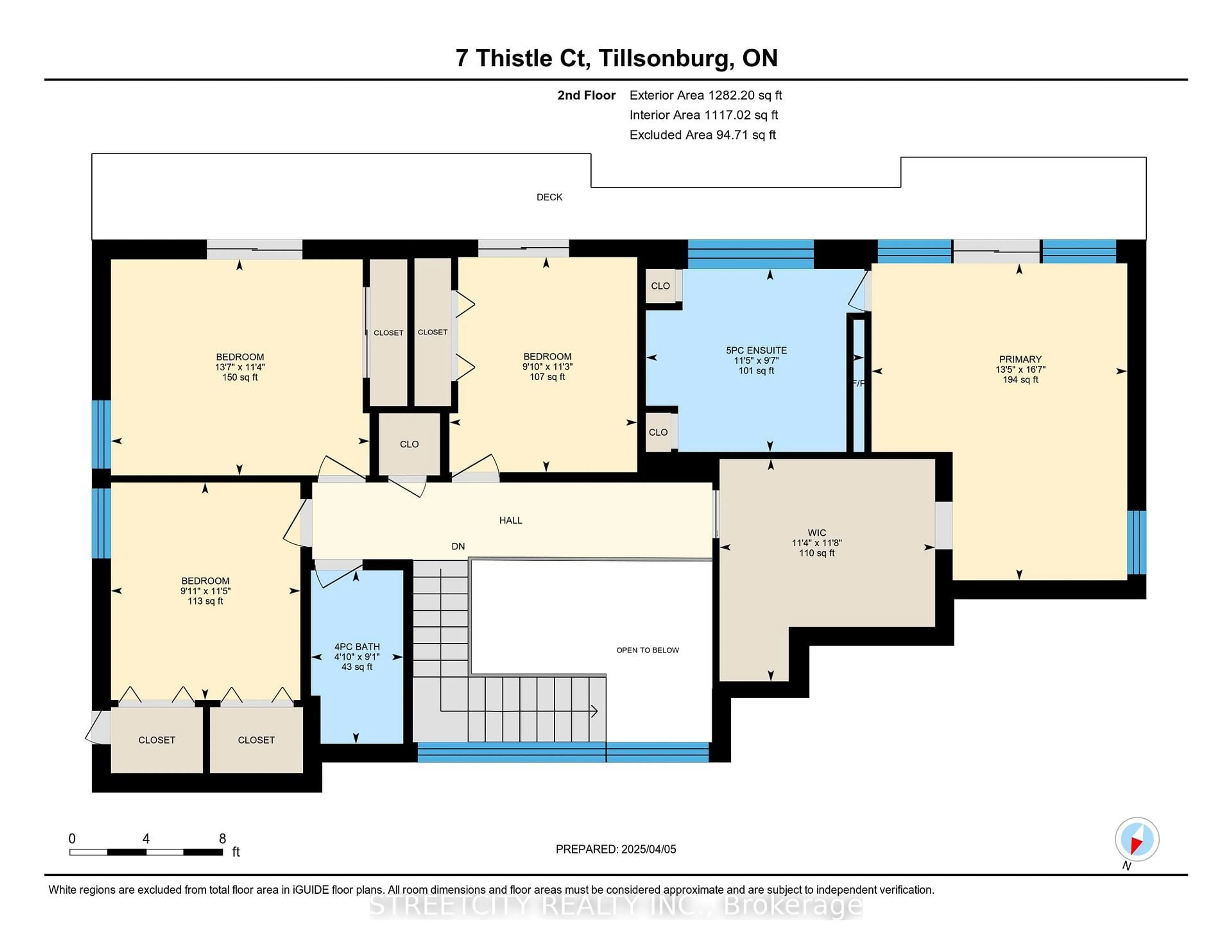 Floor plan for 7 Thistle Crt, Tillsonburg Ontario N4G 2S8