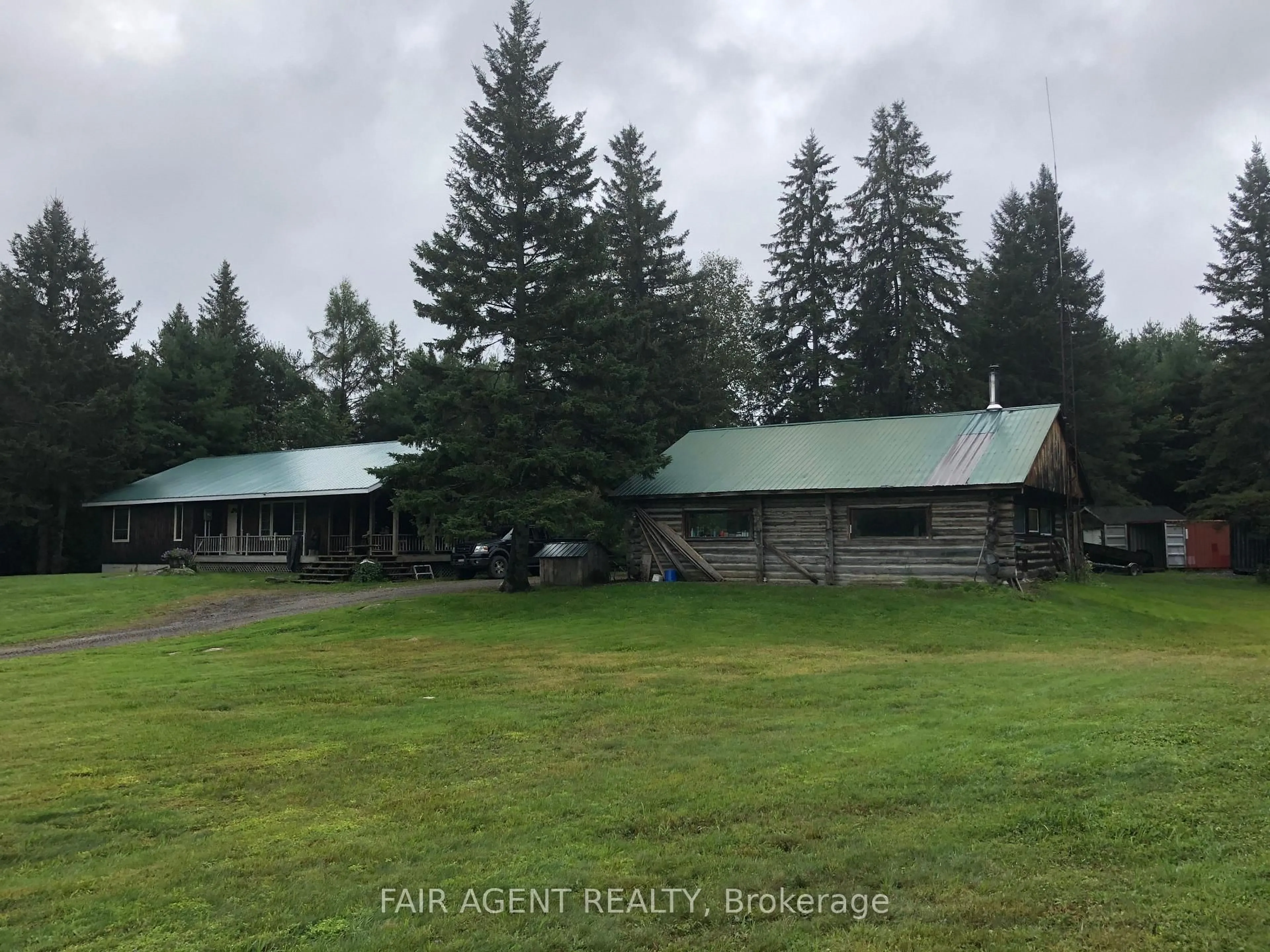 A pic from outside/outdoor area/front of a property/back of a property/a pic from drone, building for 68 WAH-WASH-KESH Rd, Whitestone Ontario P0A 1G0