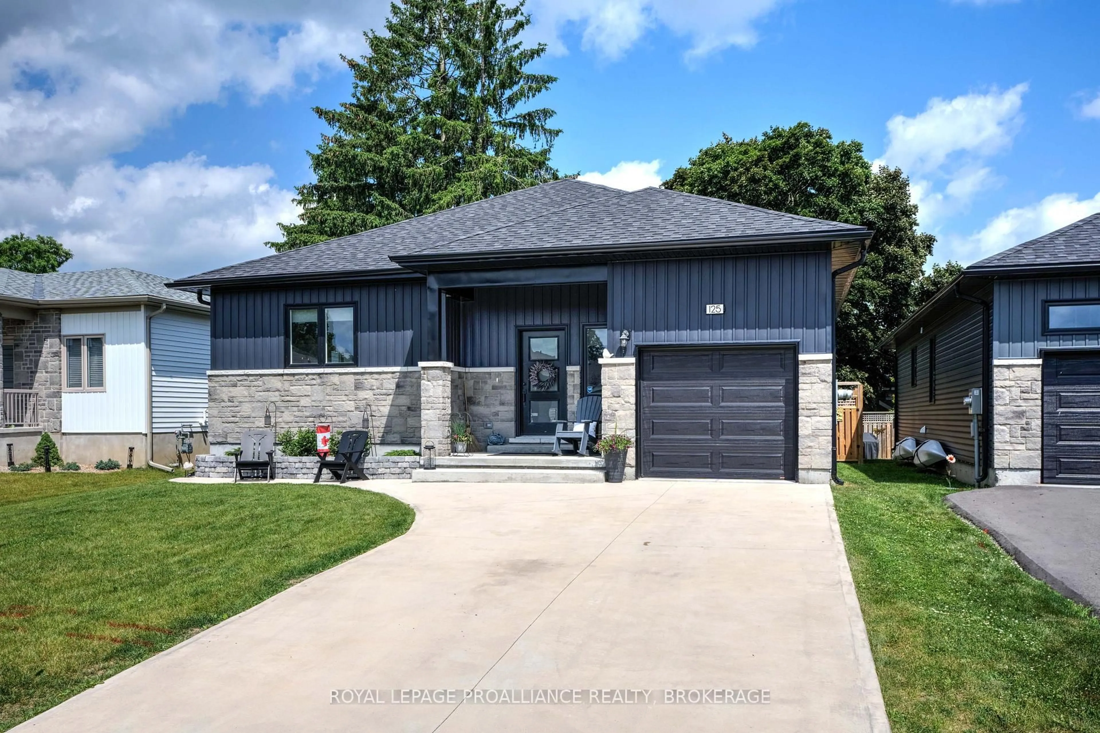 Home with brick exterior material, street for 125 Maplecroft Crt, Gananoque Ontario K7G 0A6