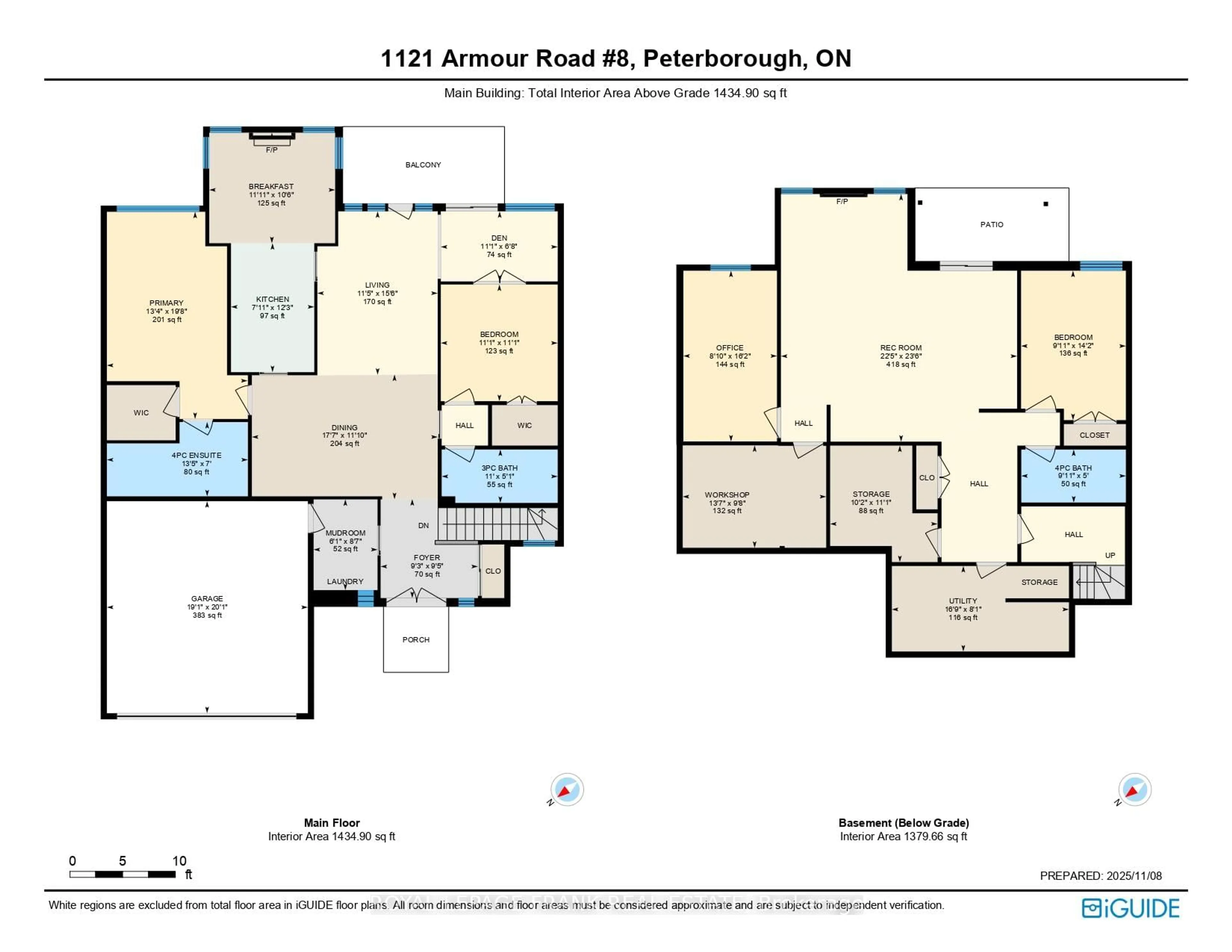 Floor plan for 1121 Armour Rd #8, Peterborough Ontario K9H 7N8