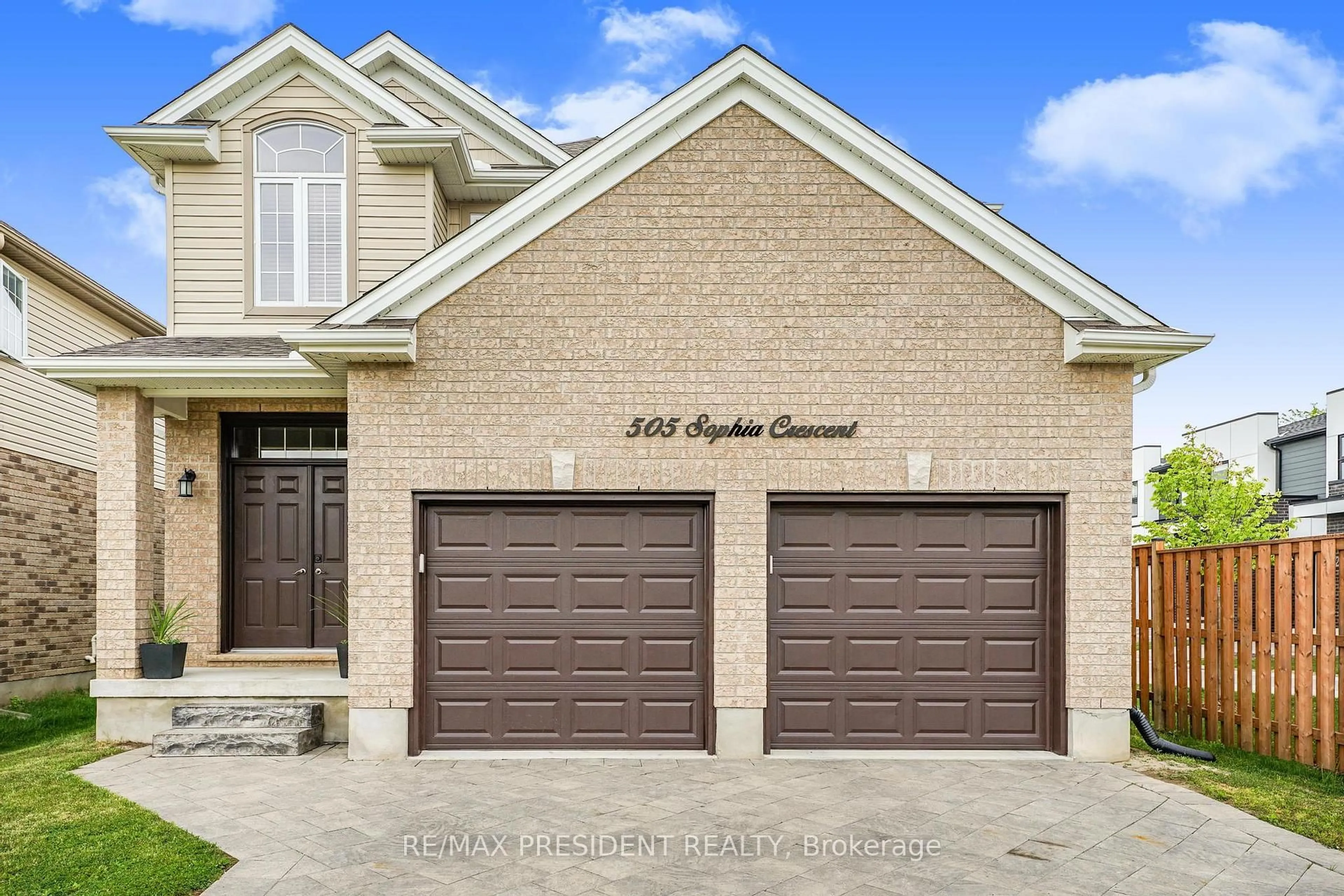 Home with brick exterior material, street for 505 Sophia Cres, London North Ontario N6H 5L4