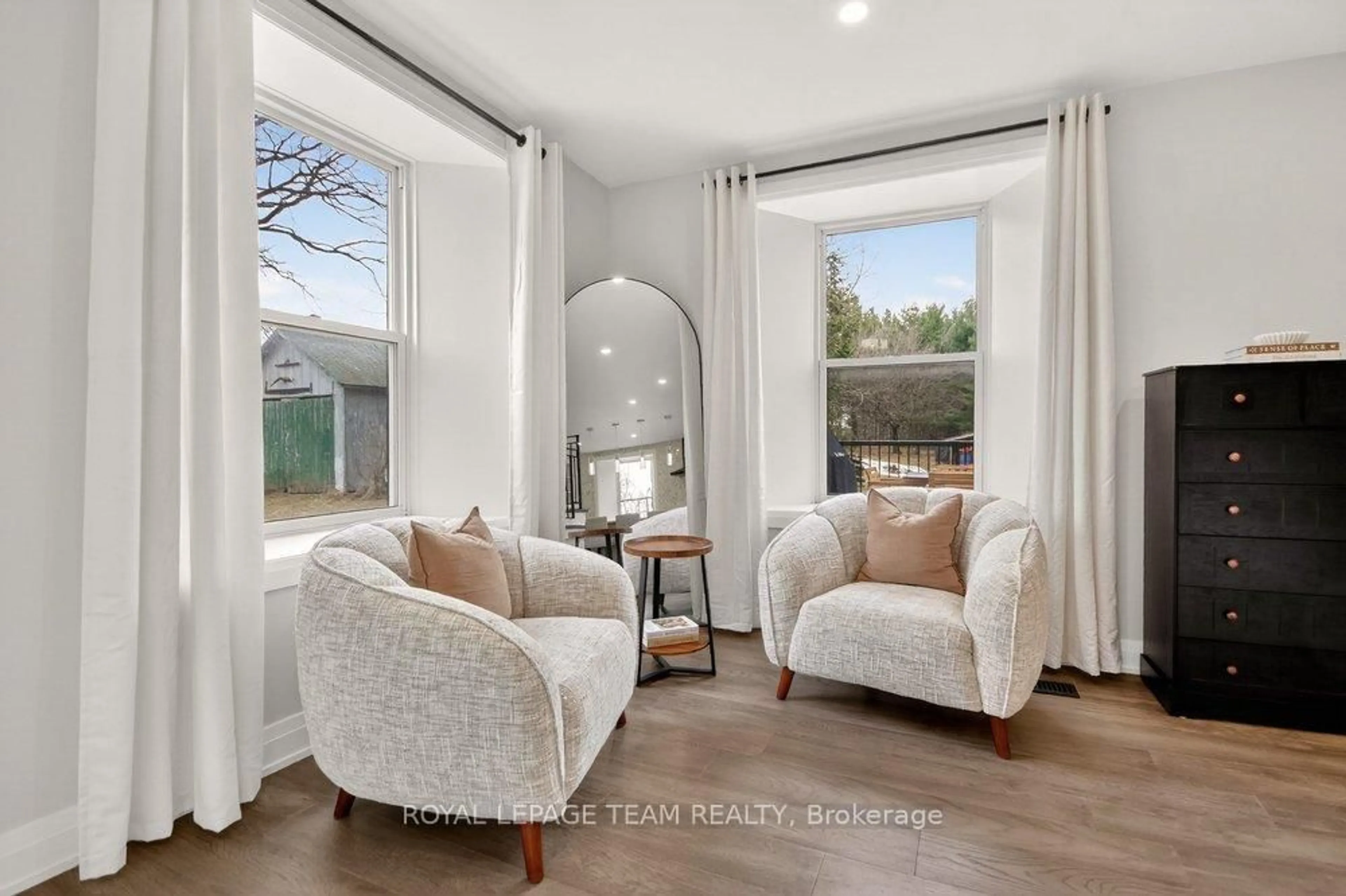 Living room with furniture, ceramic/tile floor for 3201 Groulx Rd, Rideau Lakes Ontario K0G 1V0