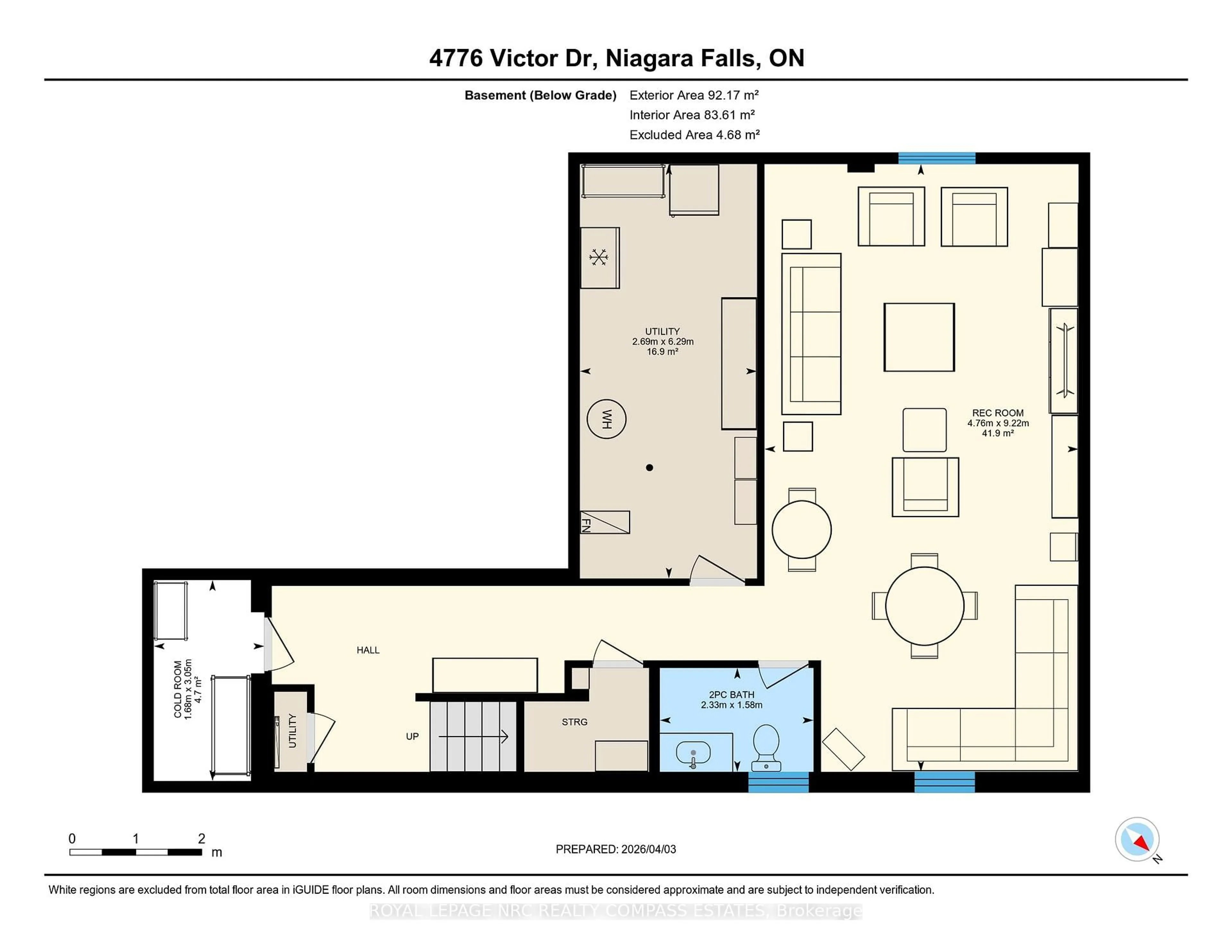 Floor plan for 4776 Victor Dr, Niagara Falls Ontario L2E 0B2