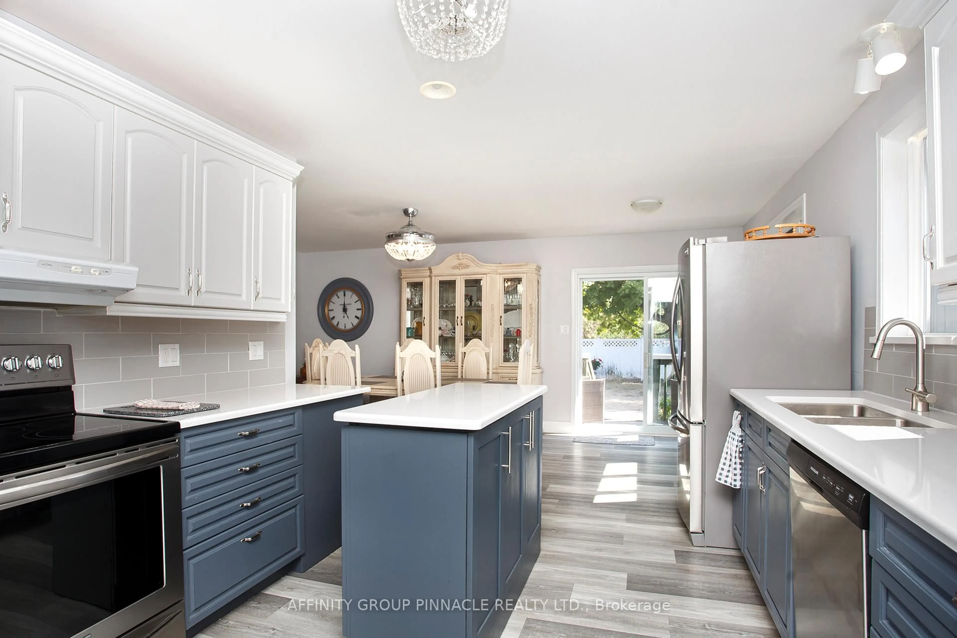 Contemporary kitchen, ceramic/tile floor for 74 William St, Kawartha Lakes Ontario K0M 1A0
