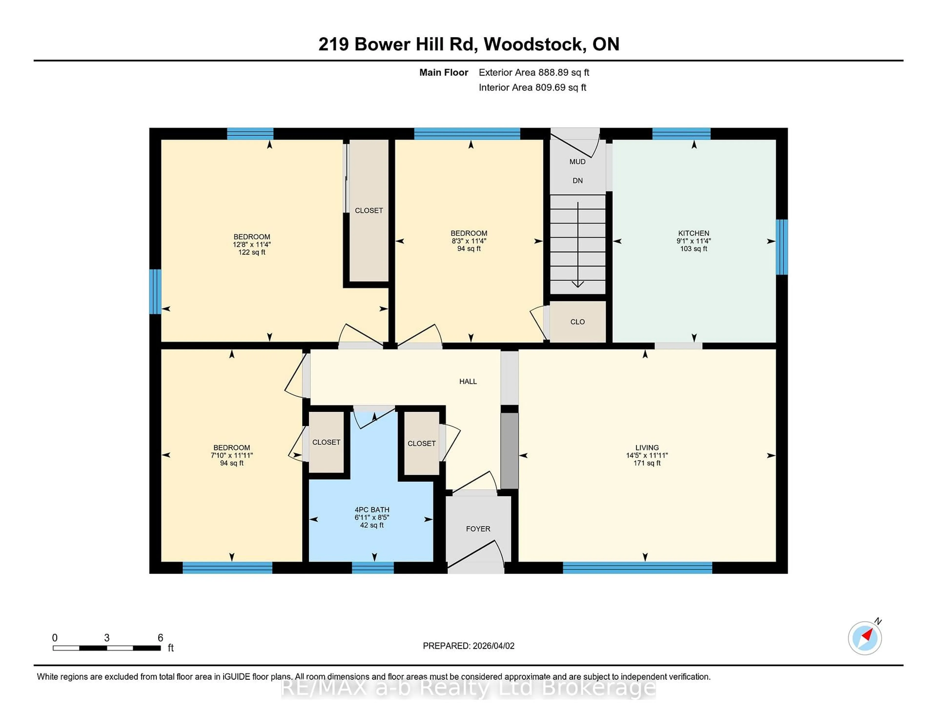 Floor plan for 219 Bowerhill Rd, Woodstock Ontario N4S 2N5