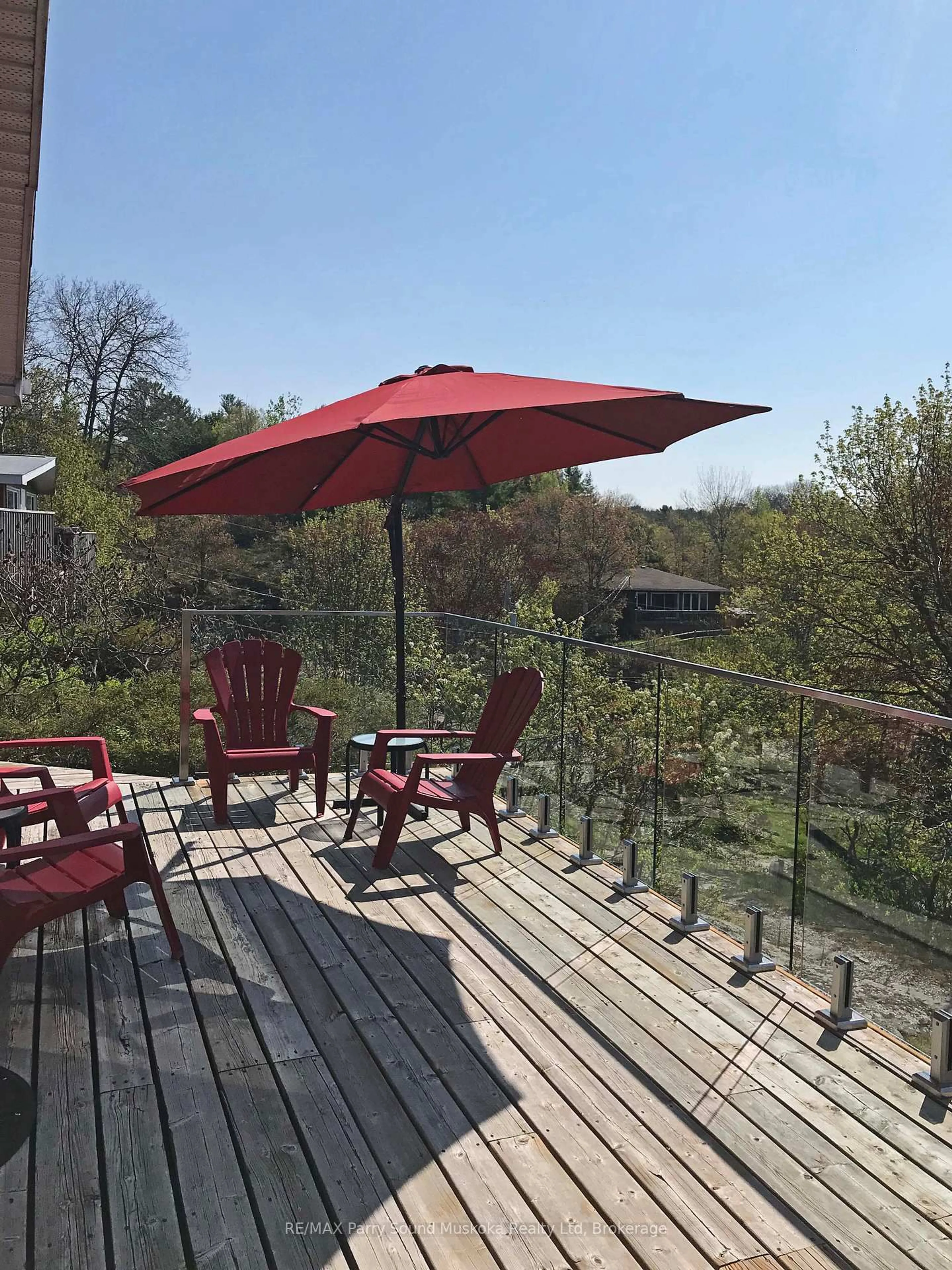 Patio, water/lake/river/ocean view for 3-111 NORTH SHORE Rd #4, Lvl 1, The Archipelago Ontario P0G 1K0