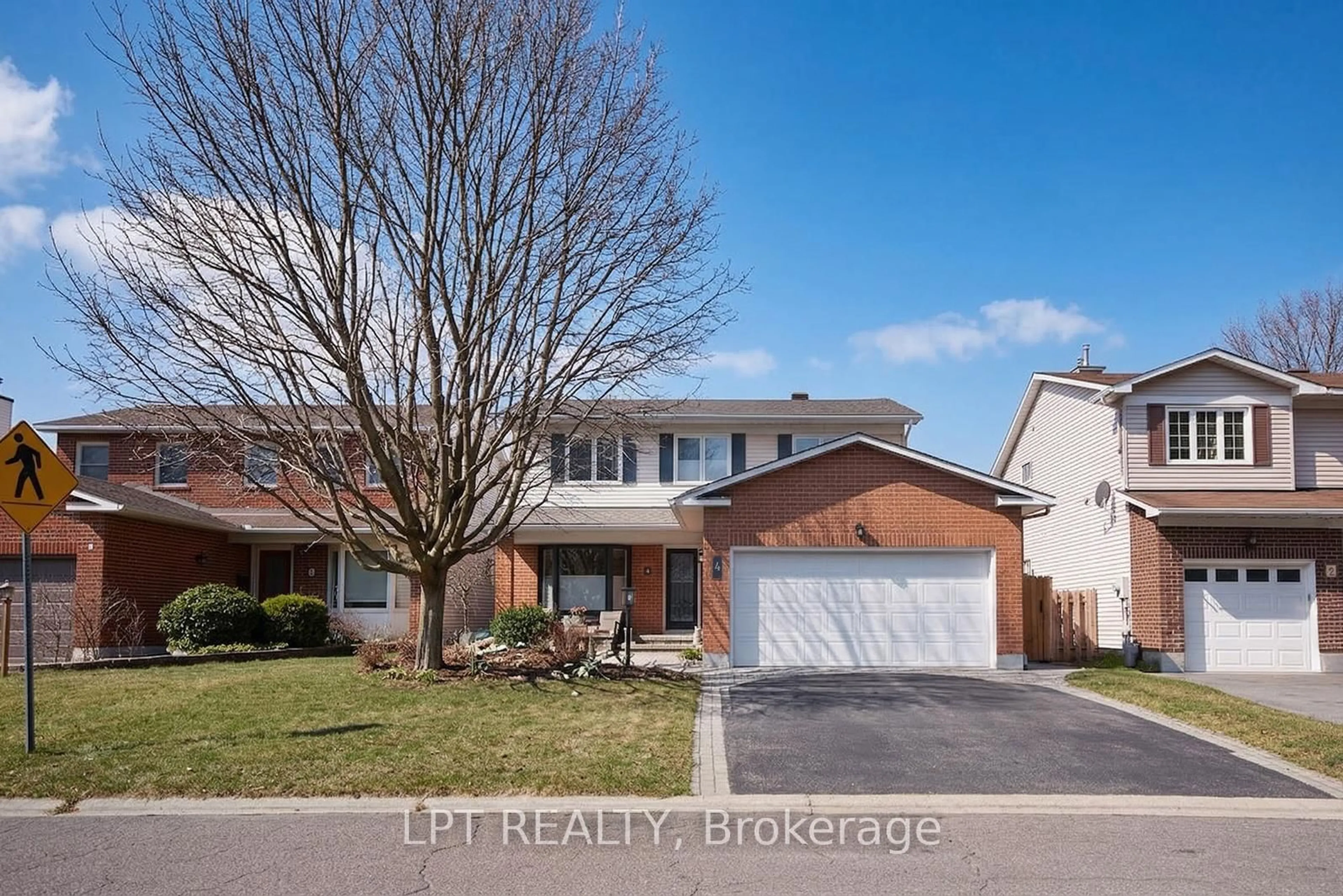 Home with brick exterior material, street for 4 Drainie Dr, Ottawa Ontario K2L 3J5