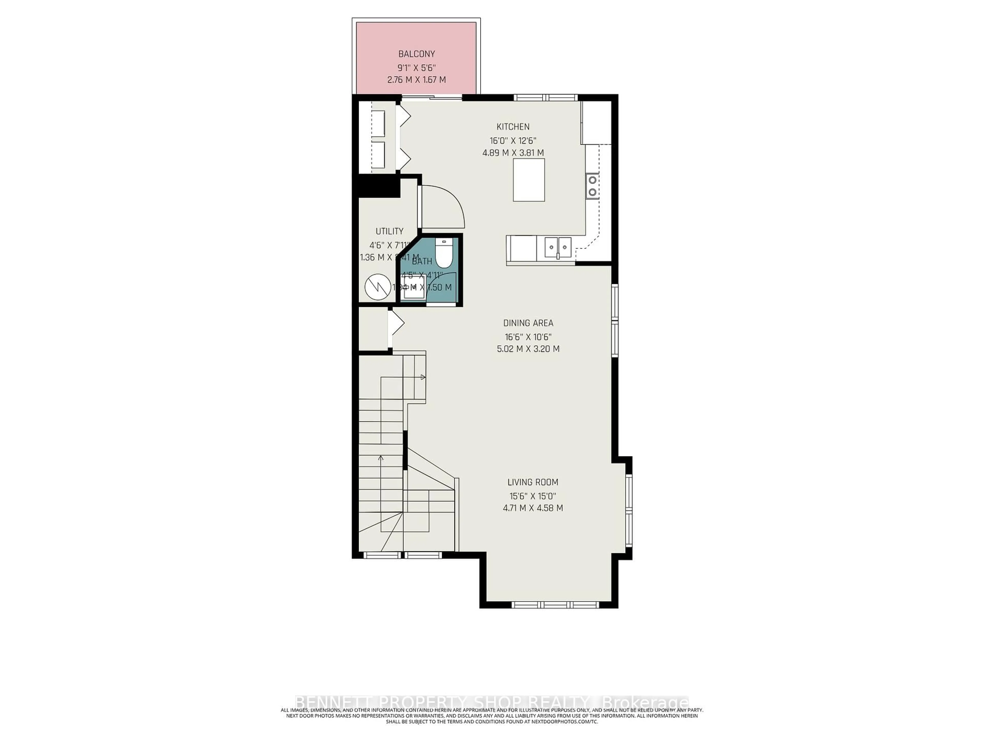 Floor plan for 579 Reardon Private #4, Ottawa Ontario K1V 2K9