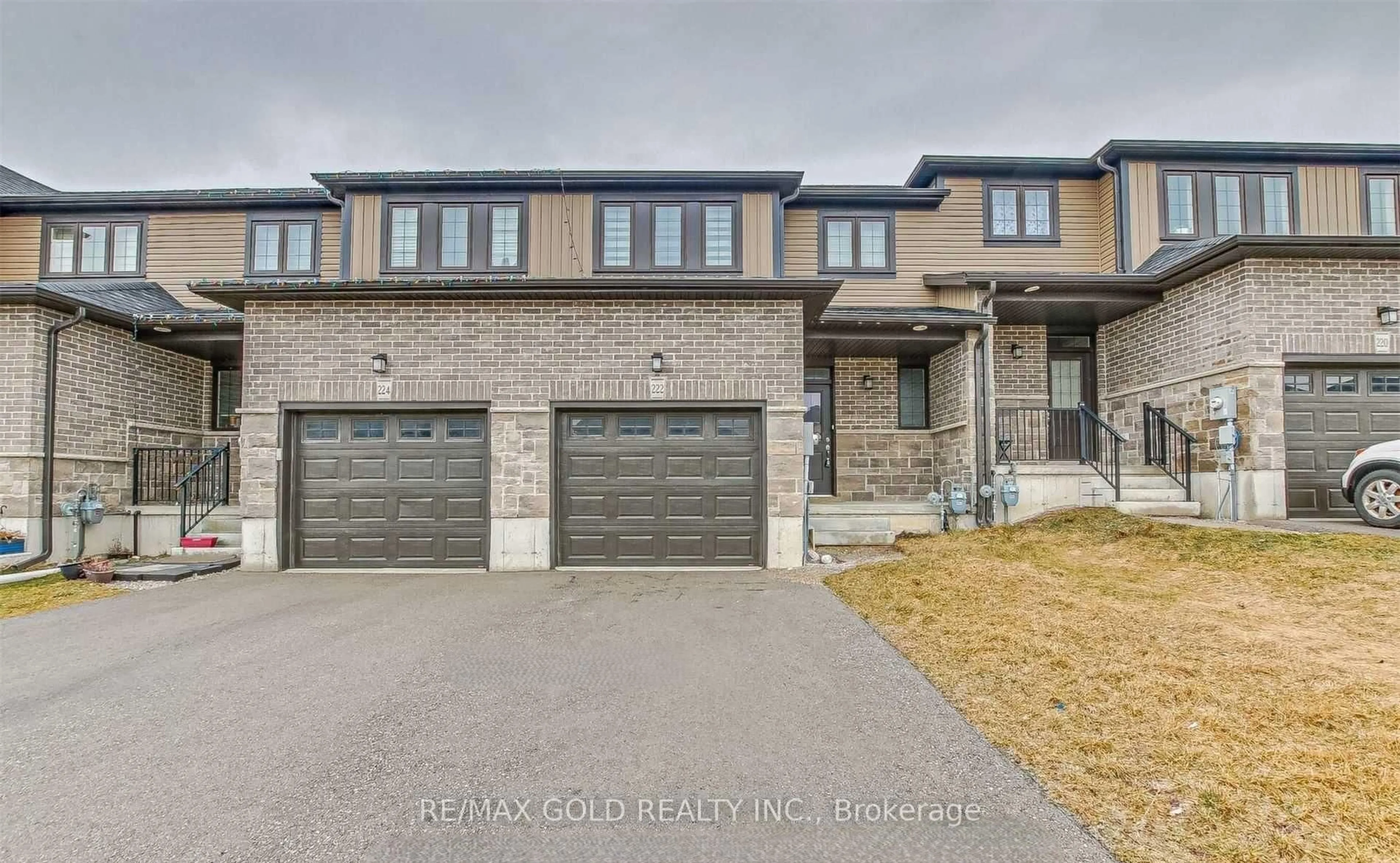 Home with brick exterior material, street for 222 Links Cres, Woodstock Ontario N4T 0M1